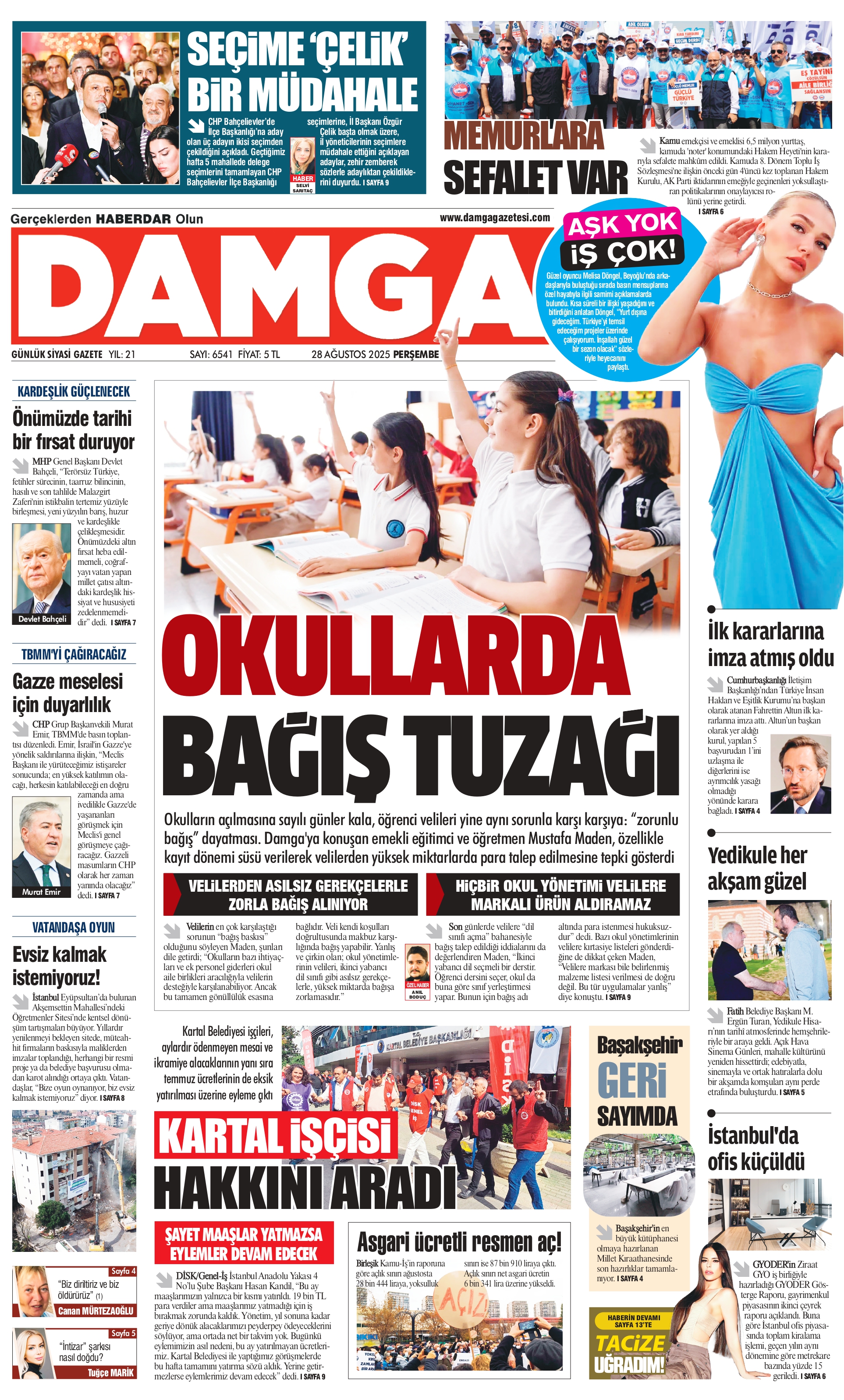 https://www.damgagazetesi.com/DAMGA 28 Ağustos Perşembe Sayfaları
