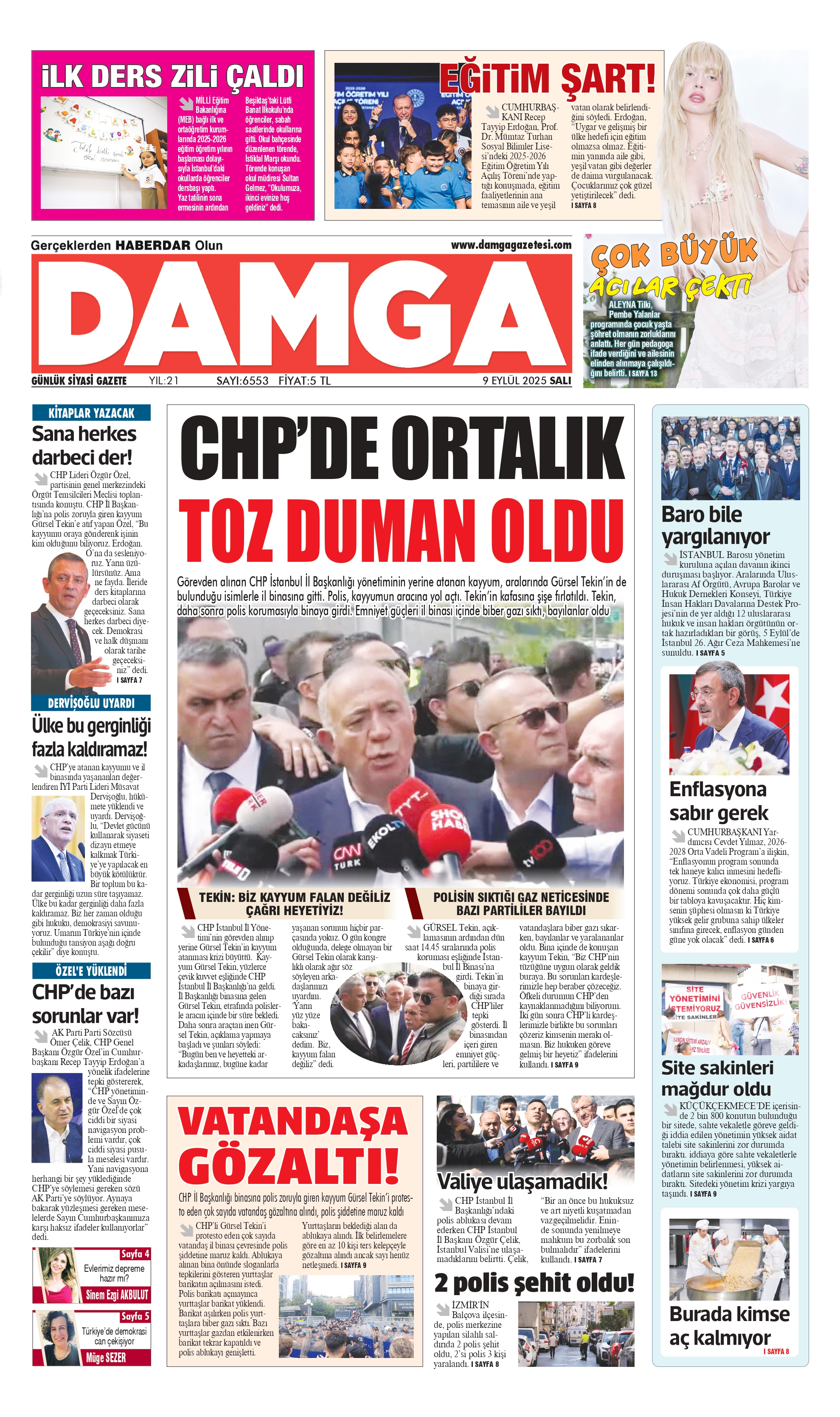 https://www.damgagazetesi.com/DAMGA 9 Eylül Salı Sayfaları