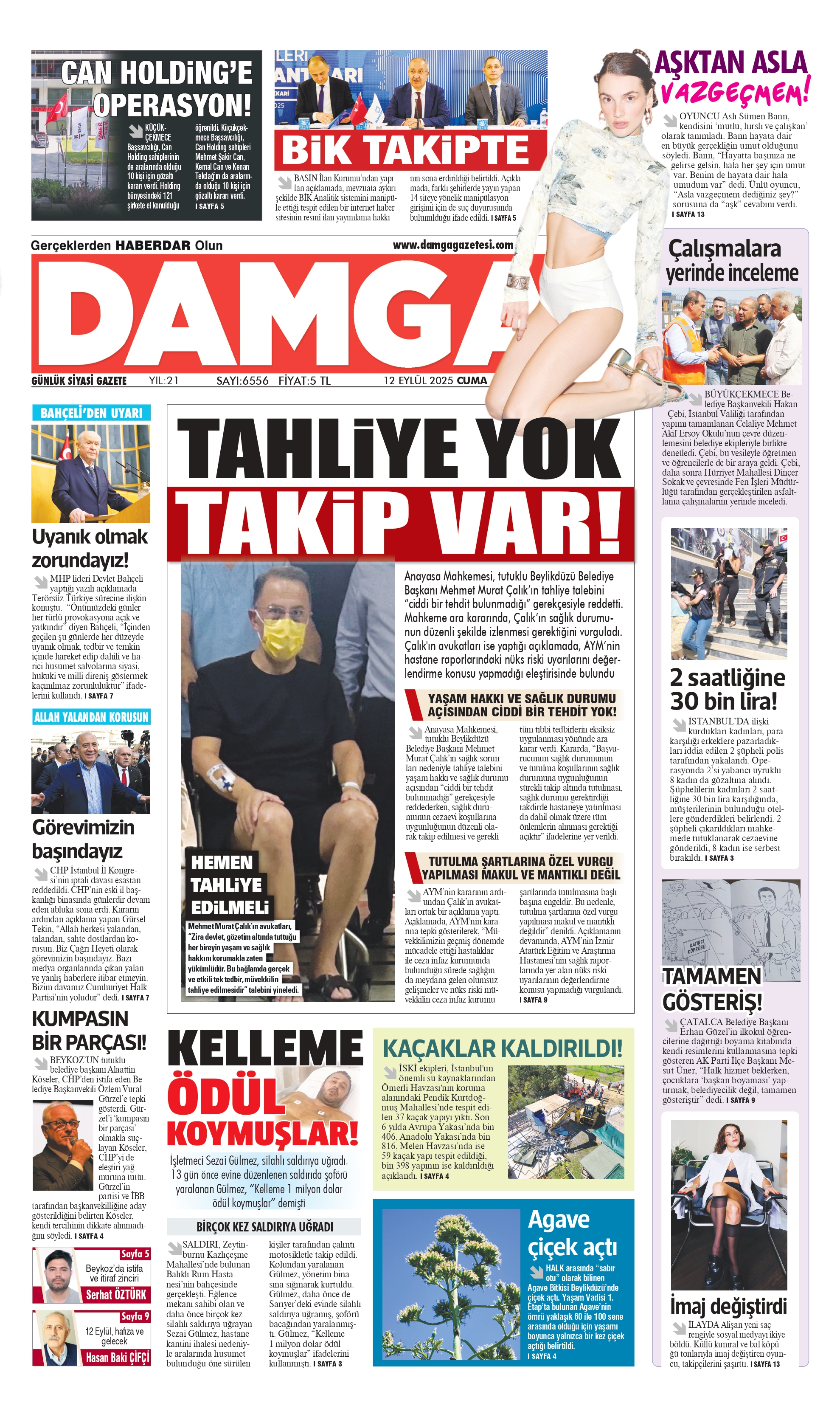 https://www.damgagazetesi.com/DAMGA 12 Eylül Cuma Sayfaları
