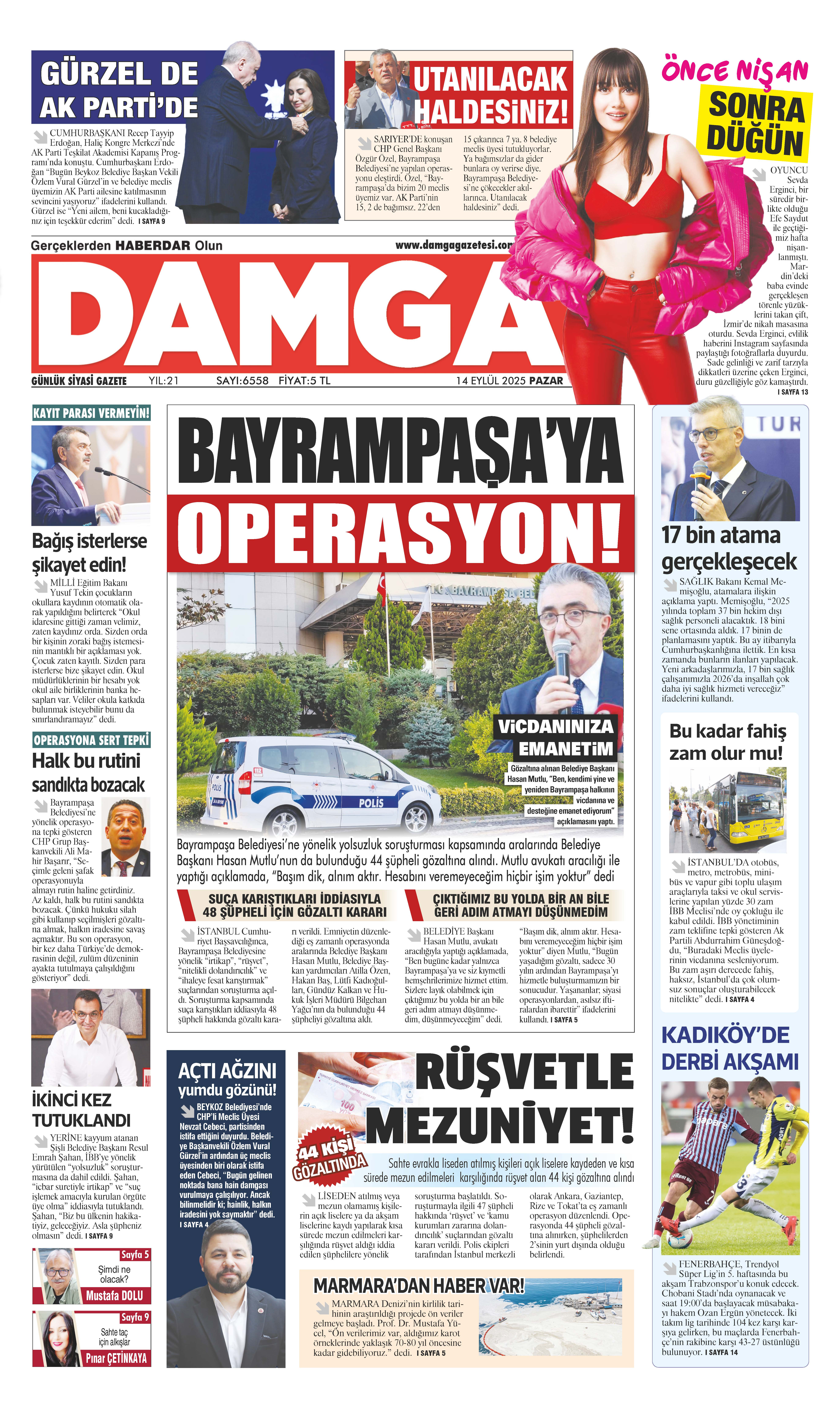 https://www.damgagazetesi.com/DAMGA 14 Eylül Pazar Sayfaları