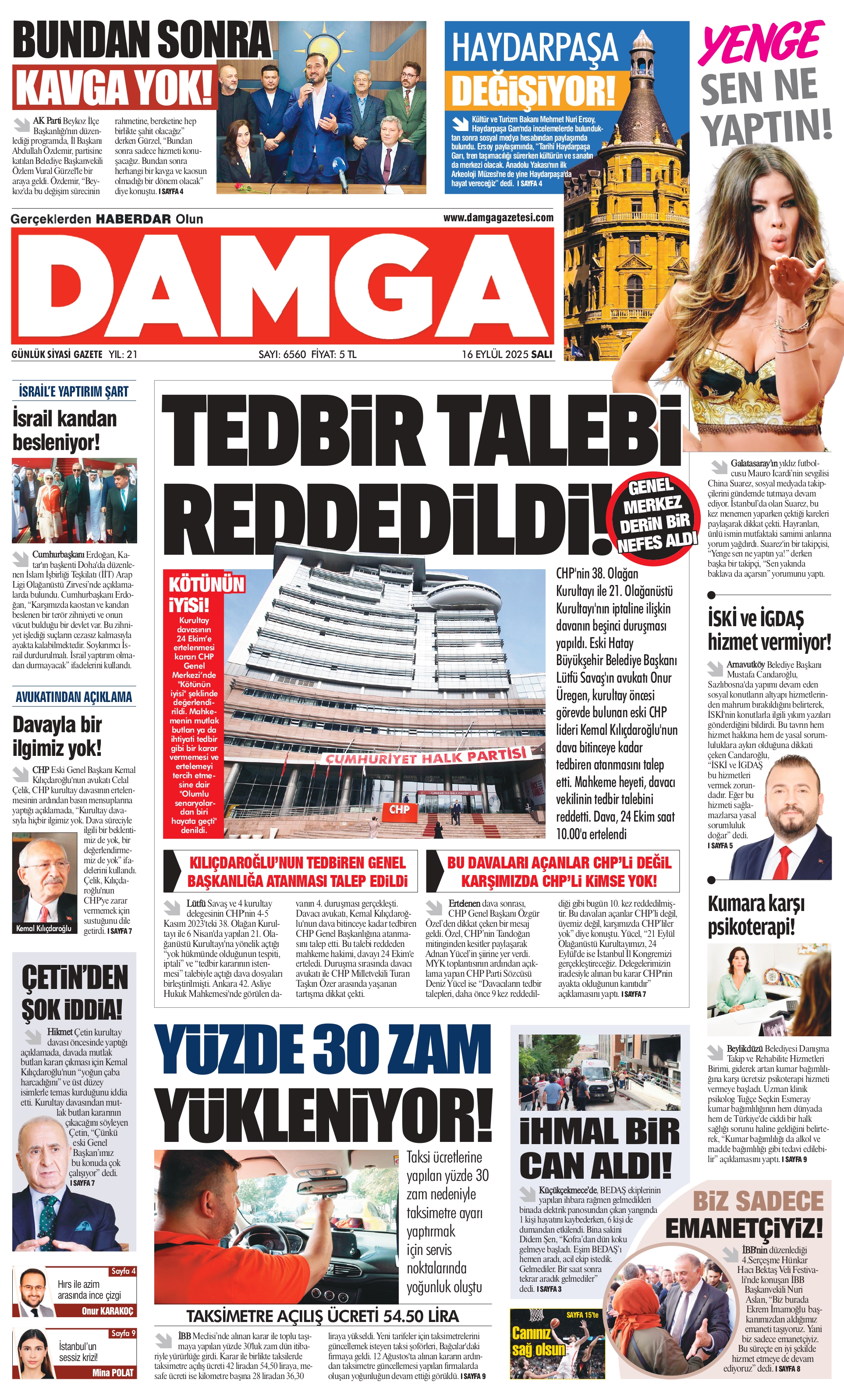 https://www.damgagazetesi.com/DAMGA 16 Eylül Salı Sayfaları