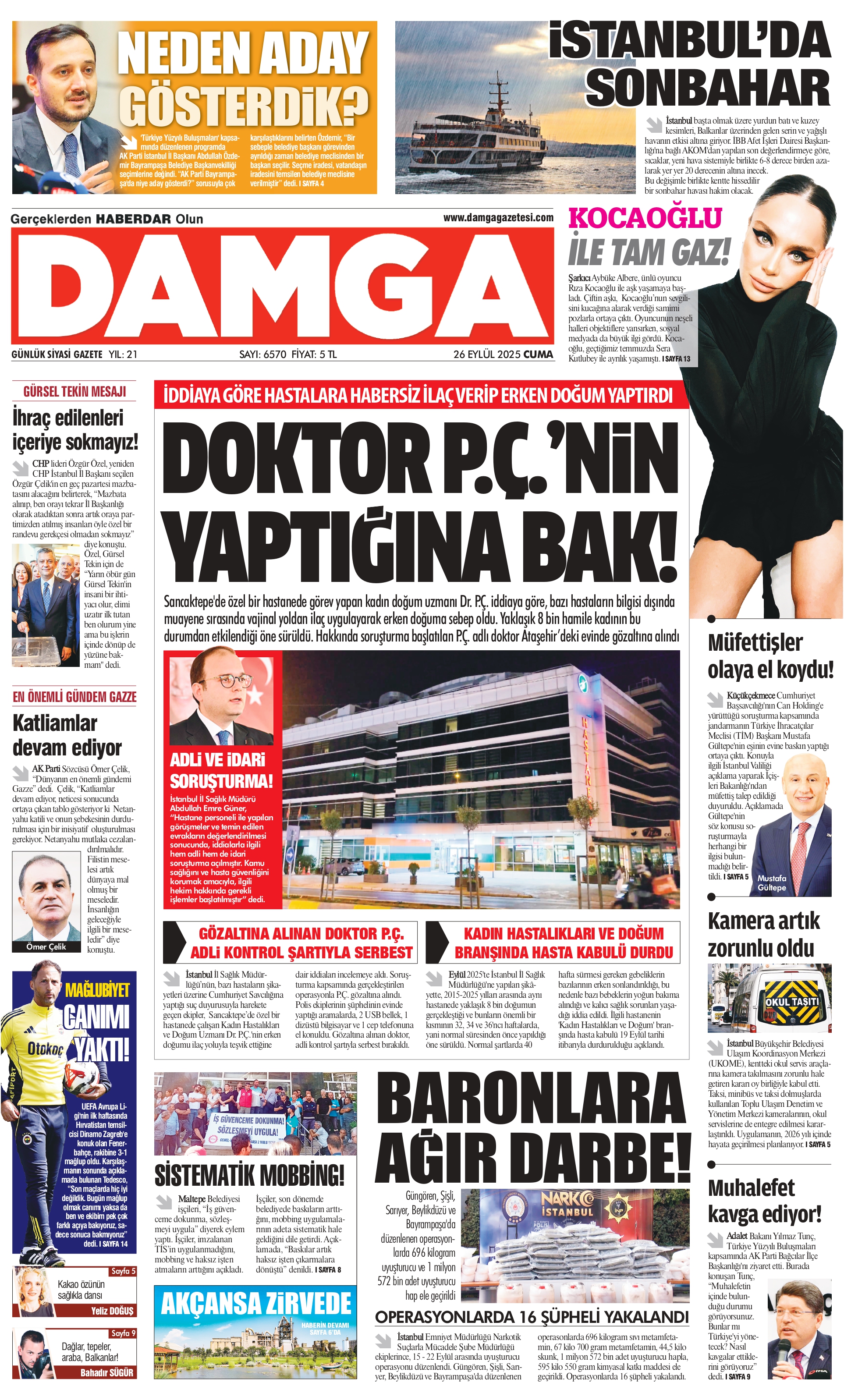 https://www.damgagazetesi.com/DAMGA 26 Eylül Cuma Sayfaları