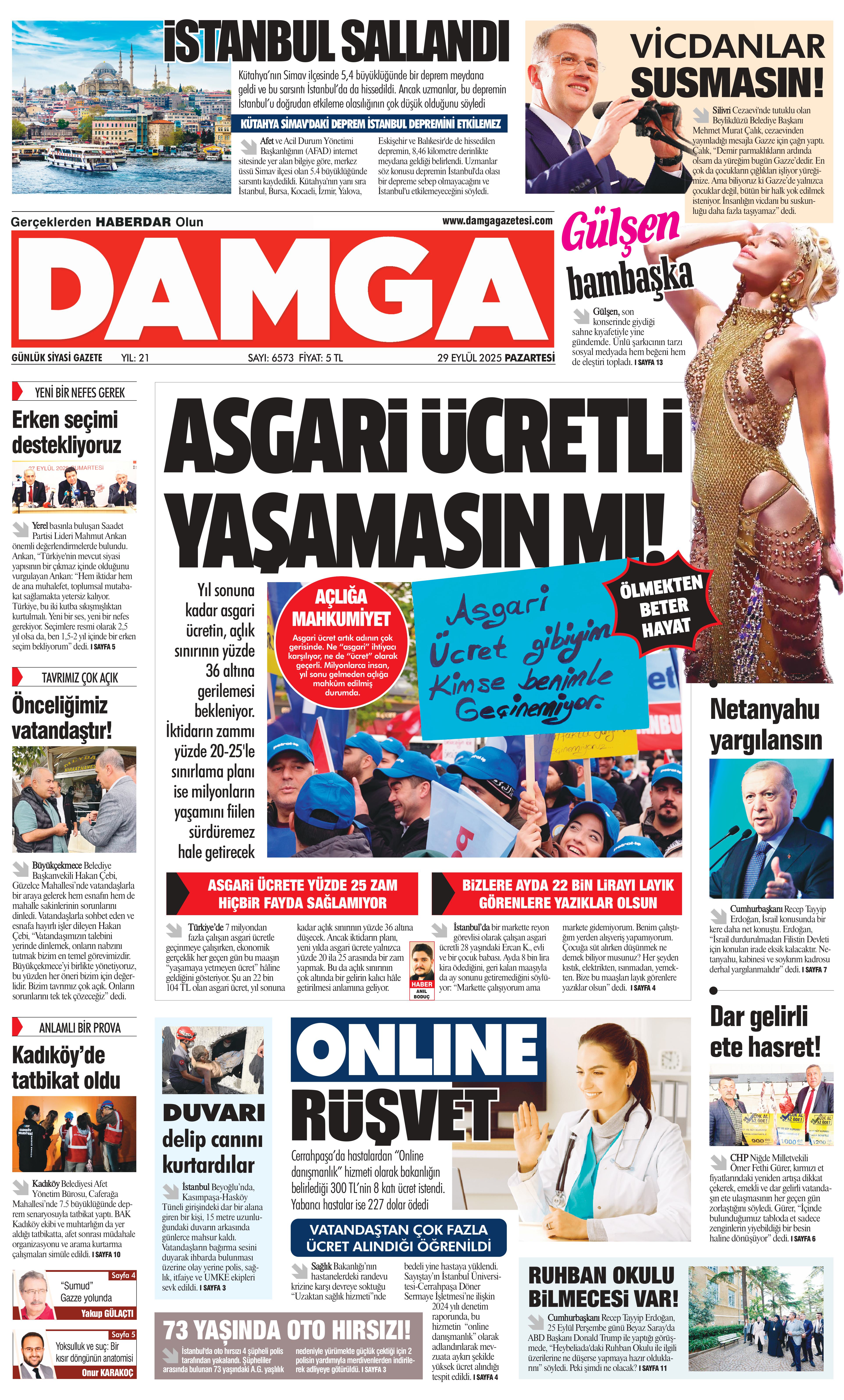 https://www.damgagazetesi.com/DAMGA 29 Eylül Pazartesi Sayfaları