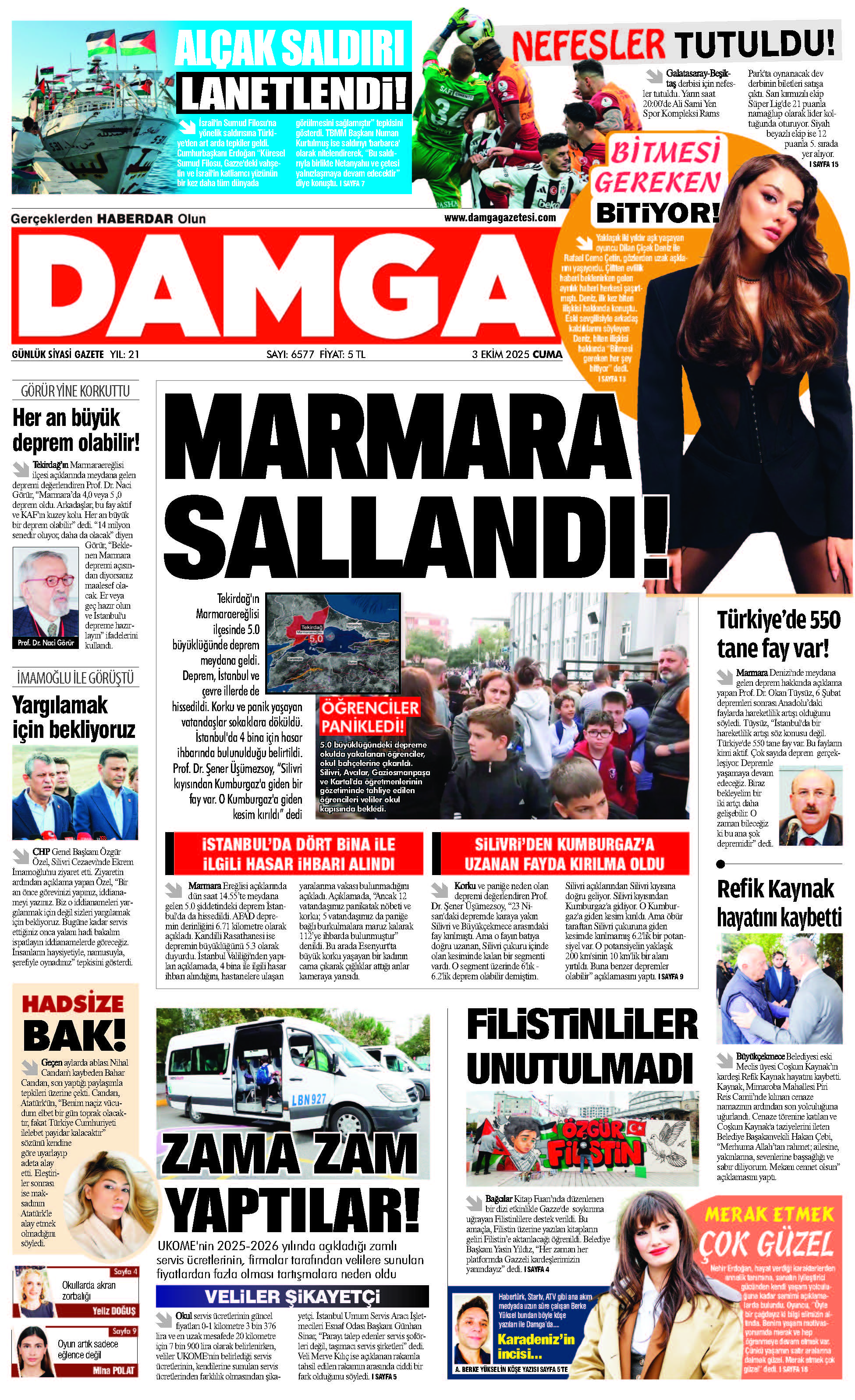 https://www.damgagazetesi.com/DAMGA 3 Ekim Cuma Sayfaları