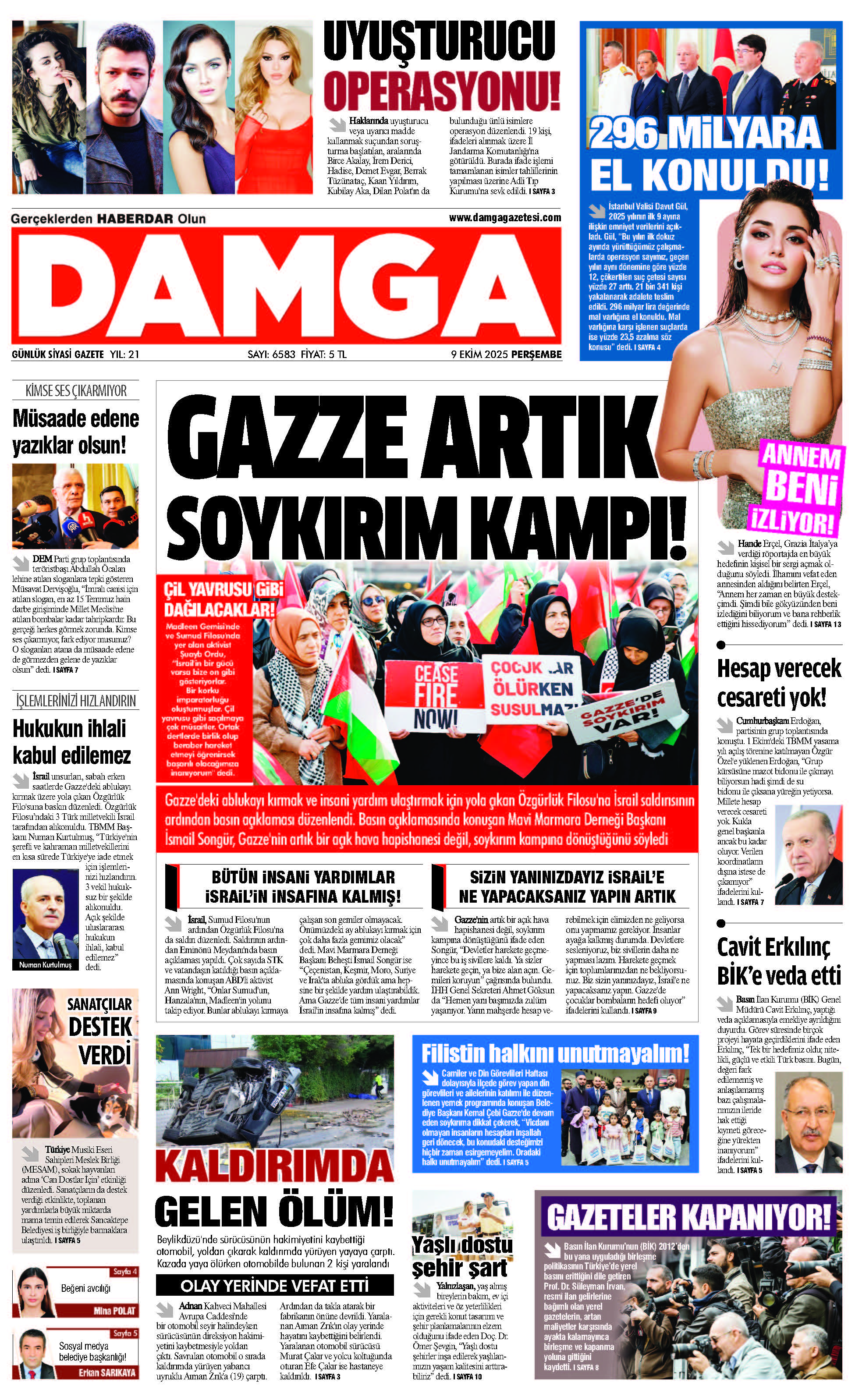 https://www.damgagazetesi.com/DAMGA 9 Ekim perşembe Sayfaları