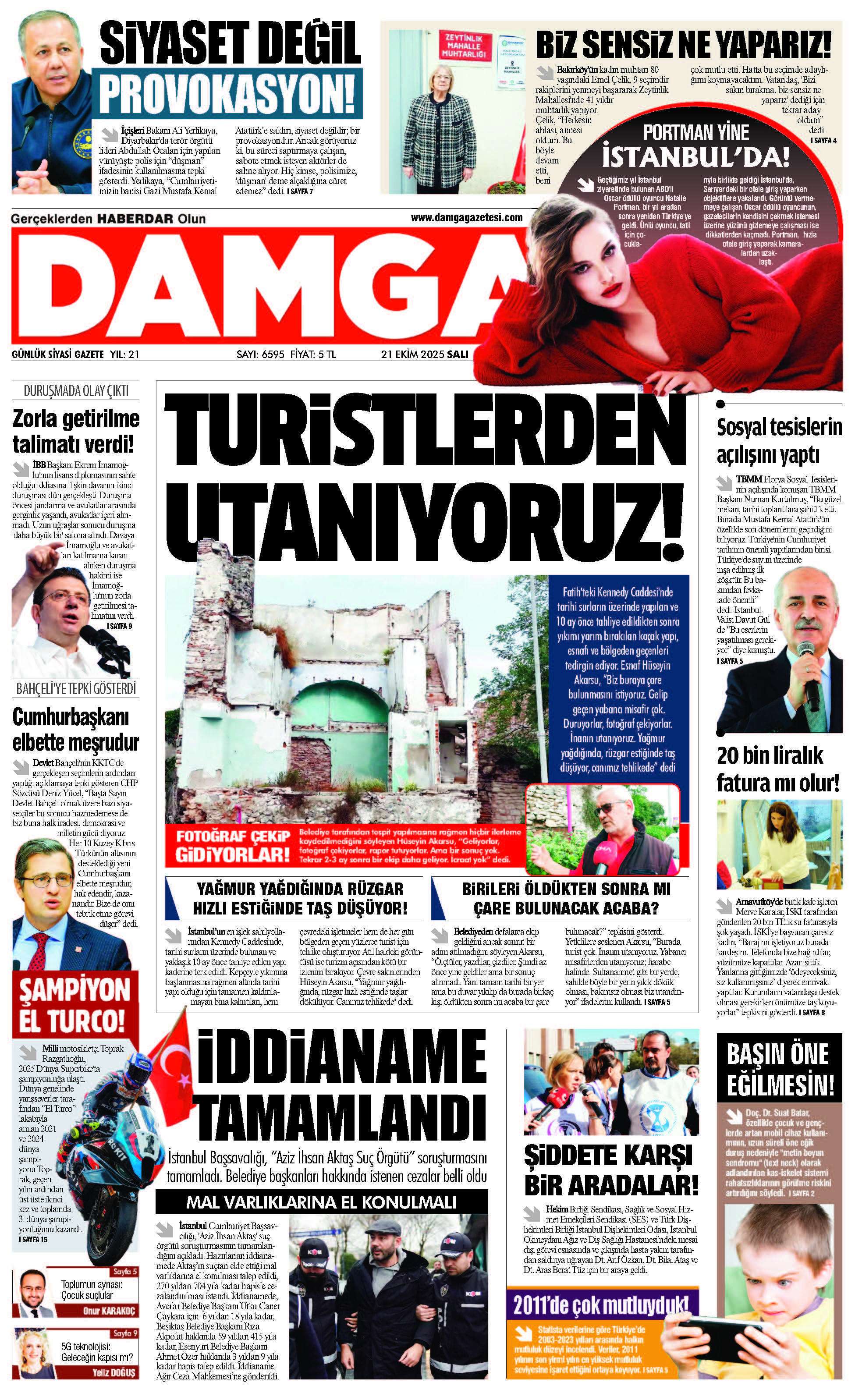 https://www.damgagazetesi.com/DAMGA 21 Ekim Salı Sayfaları