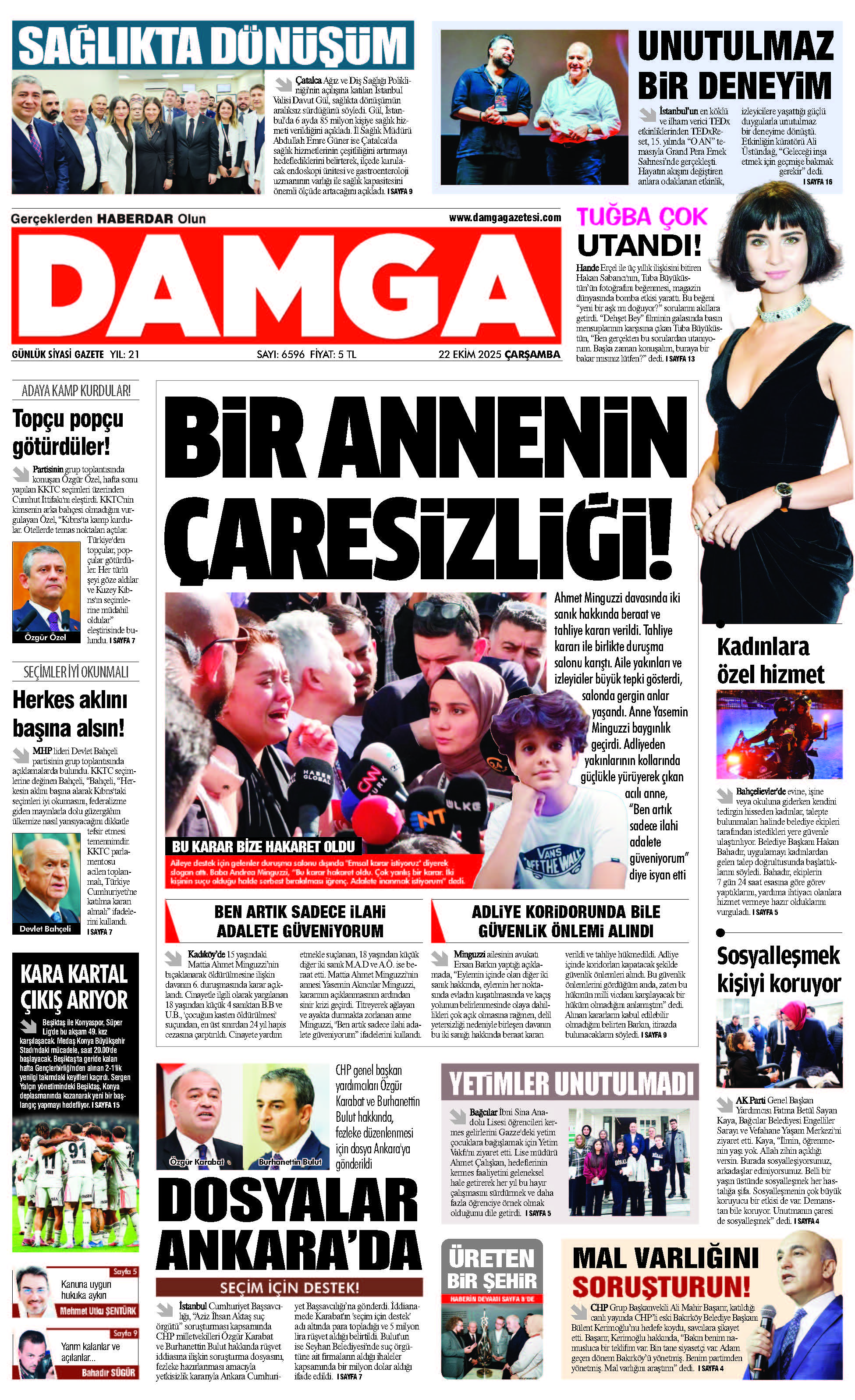 https://www.damgagazetesi.com/DAMGA 22 Ekim Çarşamba Sayfaları