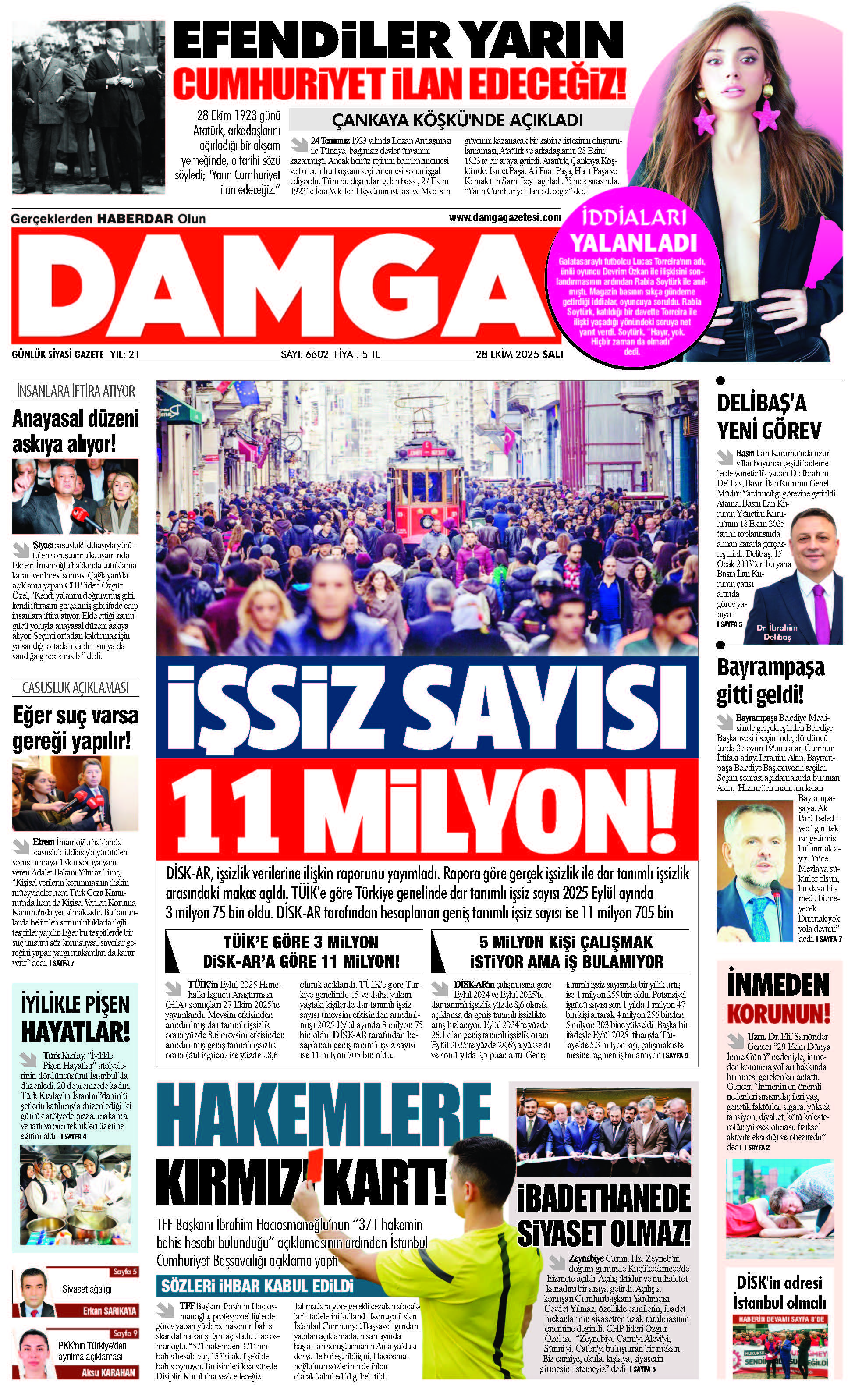 https://www.damgagazetesi.com/DAMGA 28 Ekim Salı Sayfaları