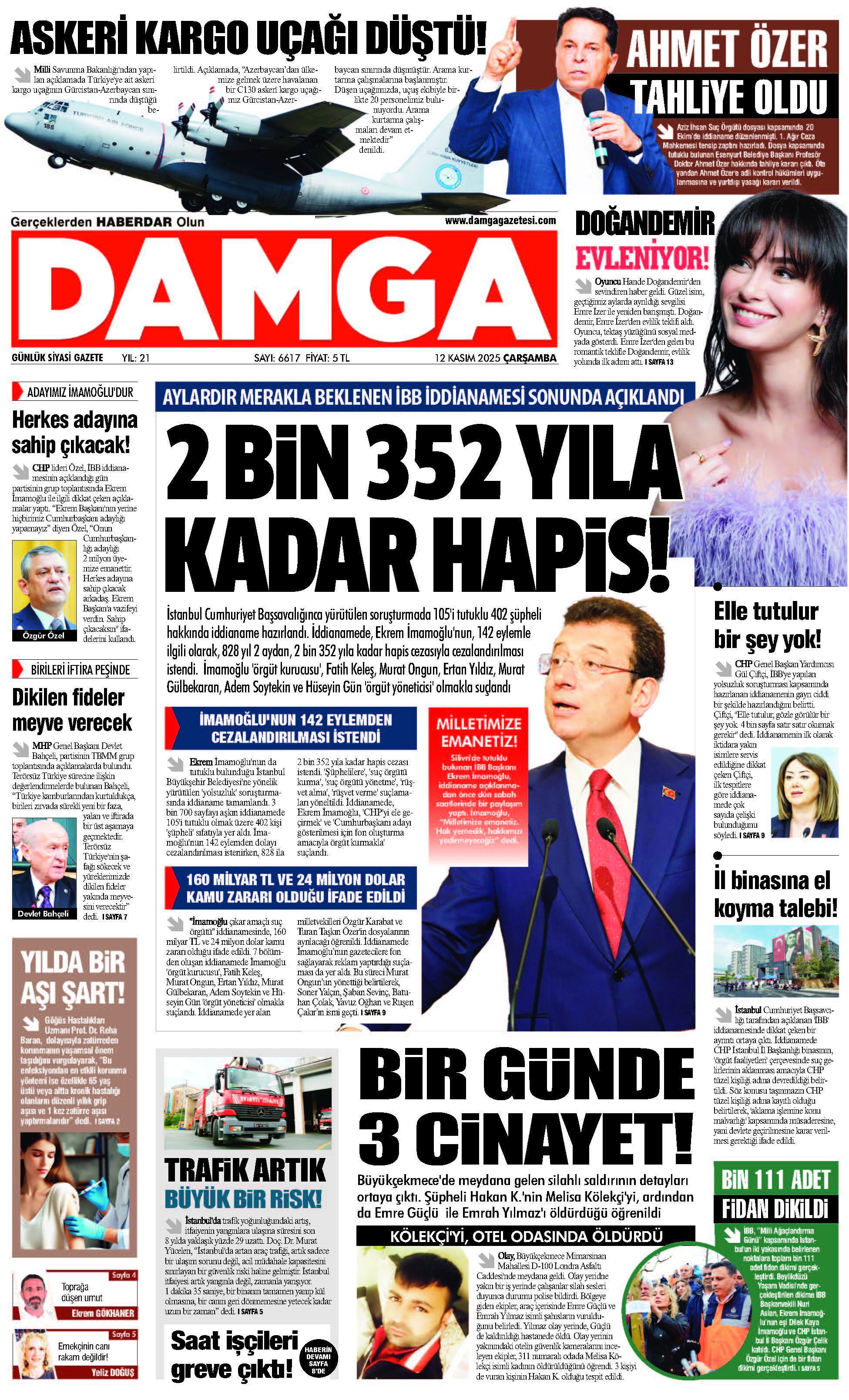 https://www.damgagazetesi.com/DAMGA 12 Kasım Çarşamba Sayfaları