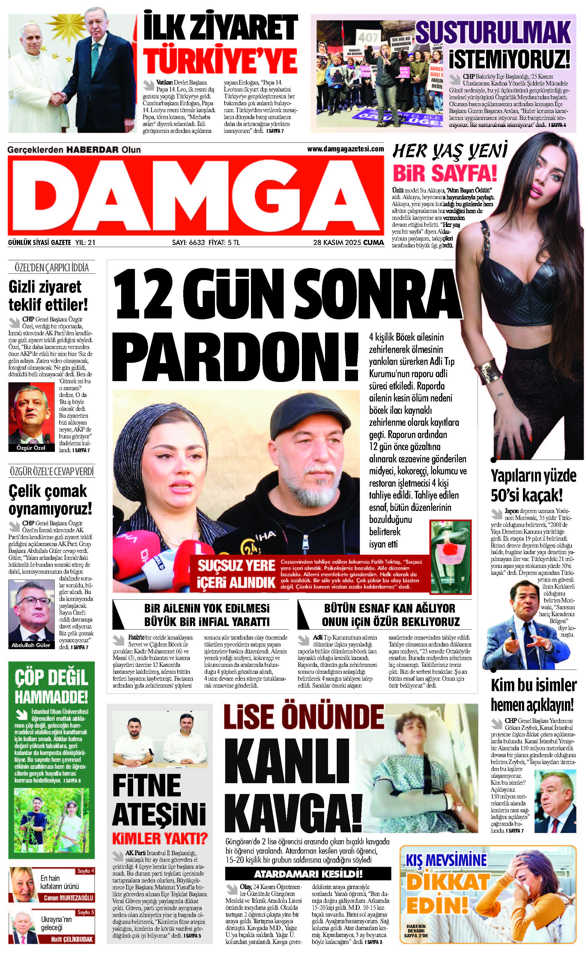 https://www.damgagazetesi.com/DAMGA 28 Kasım Cuma Sayfaları