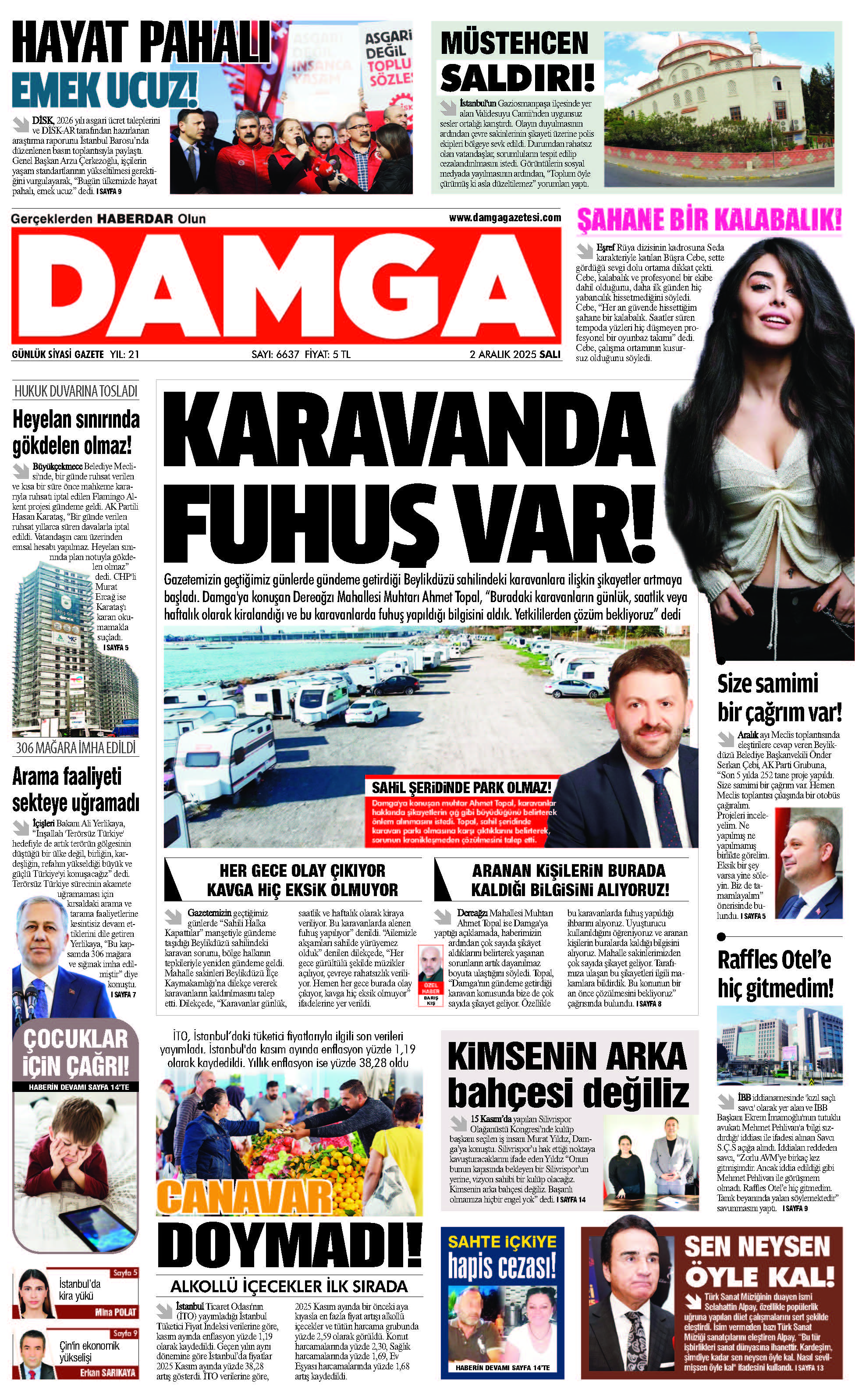 https://www.damgagazetesi.com/DAMGA 2 Aralık Salı Sayfaları