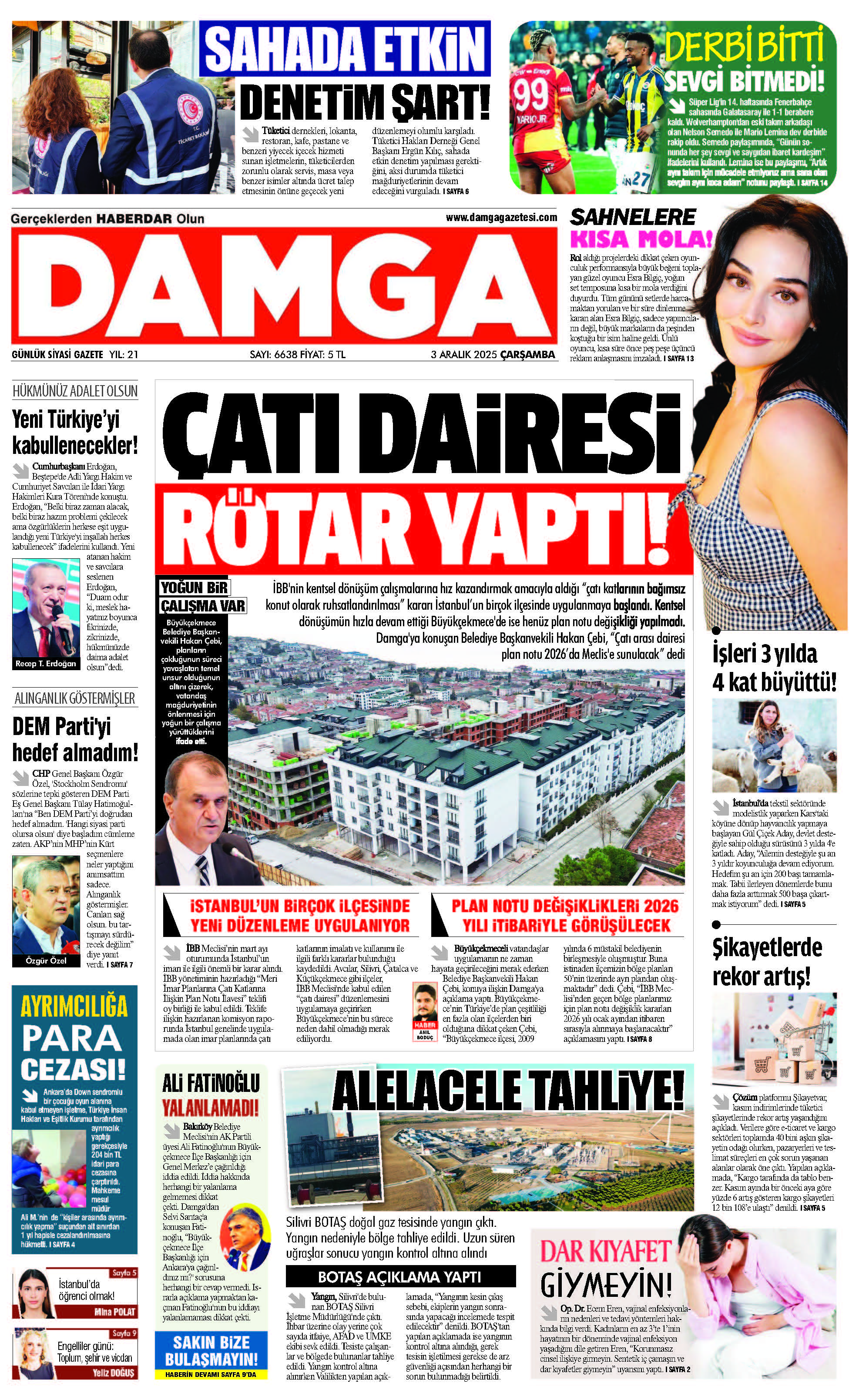 https://www.damgagazetesi.com/DAMGA 3 Aralık Çarşamba Sayfaları
