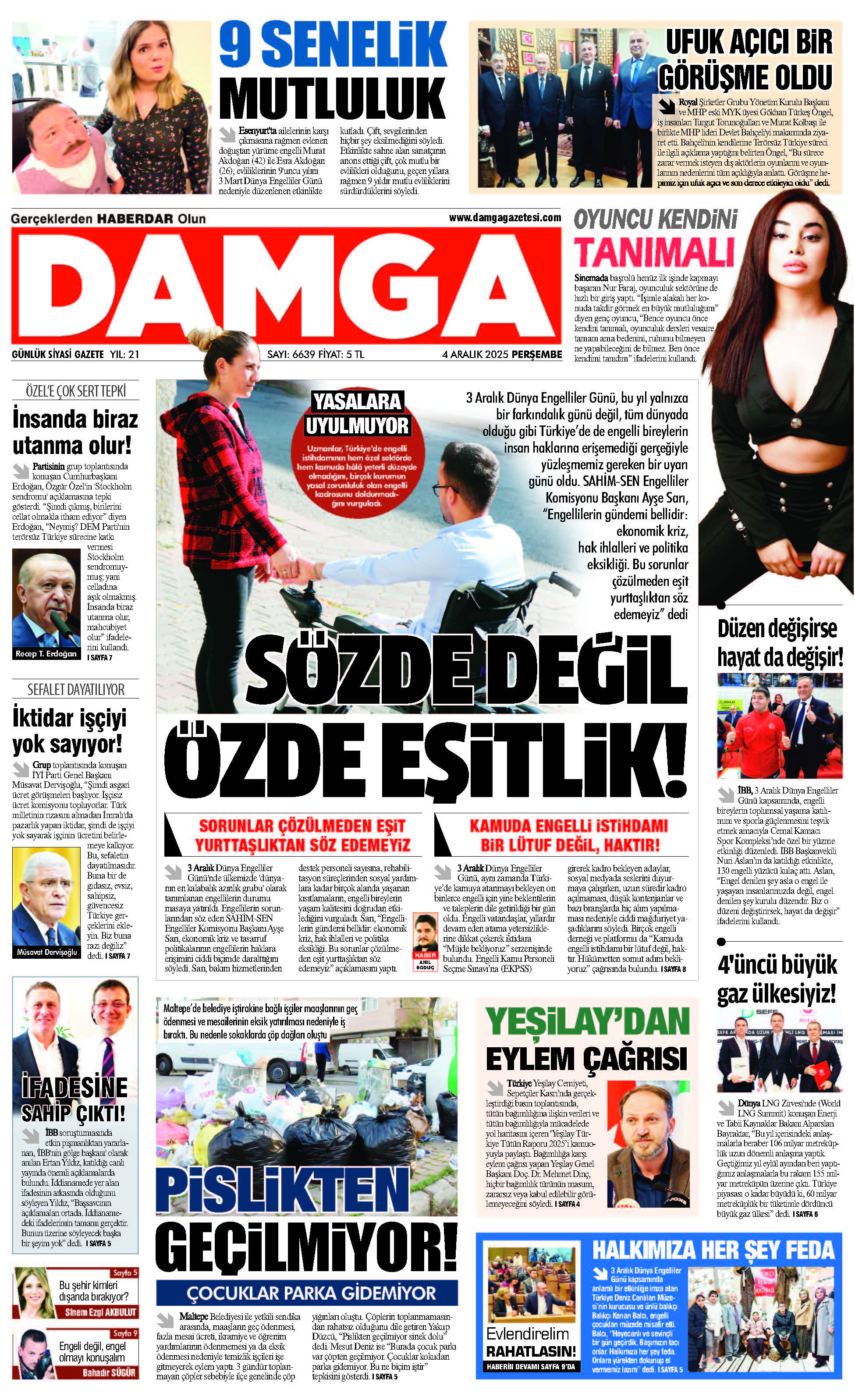 https://www.damgagazetesi.com/DAMGA 4 Aralık Perşembe Sayfaları