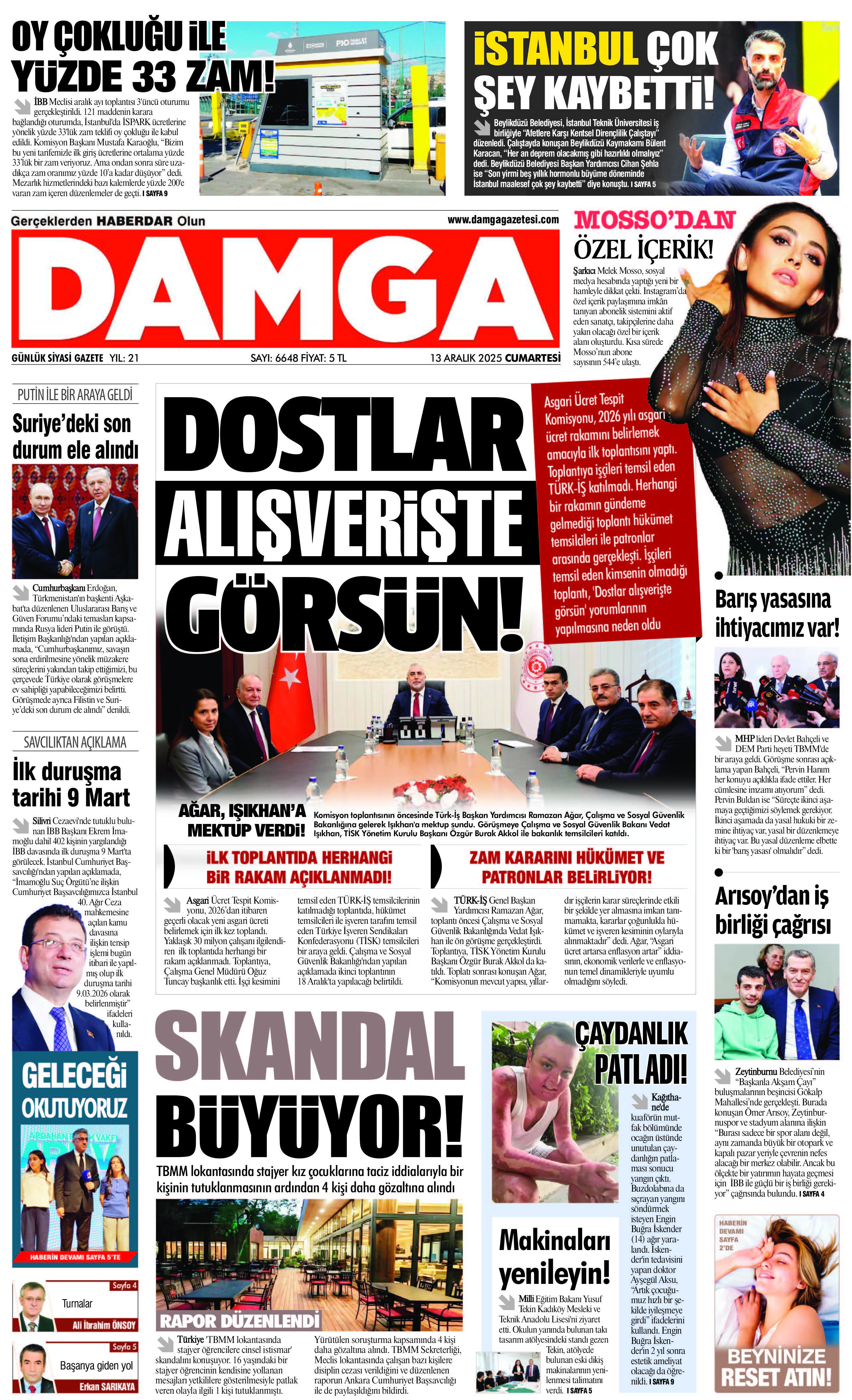 https://www.damgagazetesi.com/DAMGA 13 Aralık Cumartesi Sayfaları