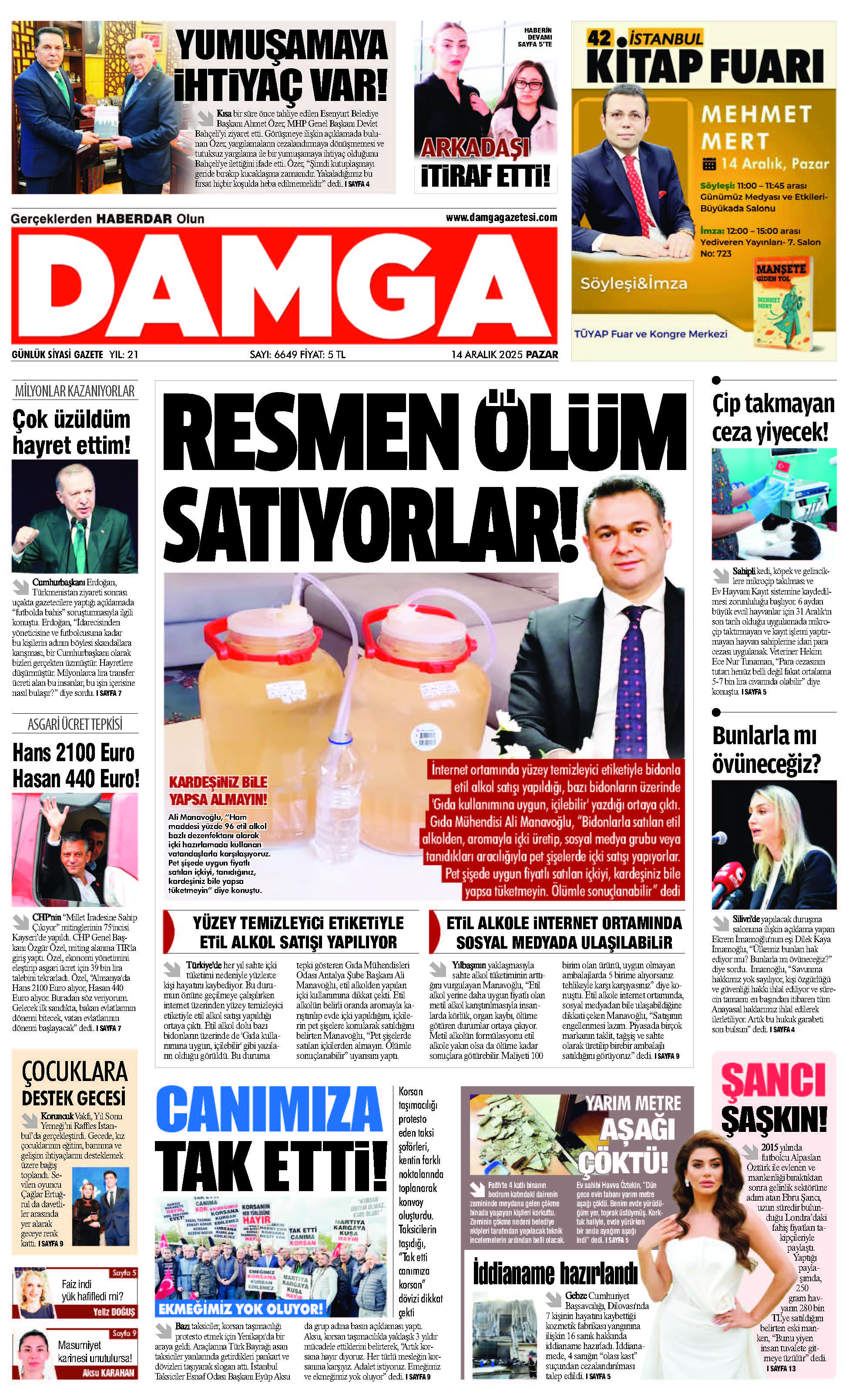https://www.damgagazetesi.com/DAMGA 14 Aralık Pazar Sayfaları