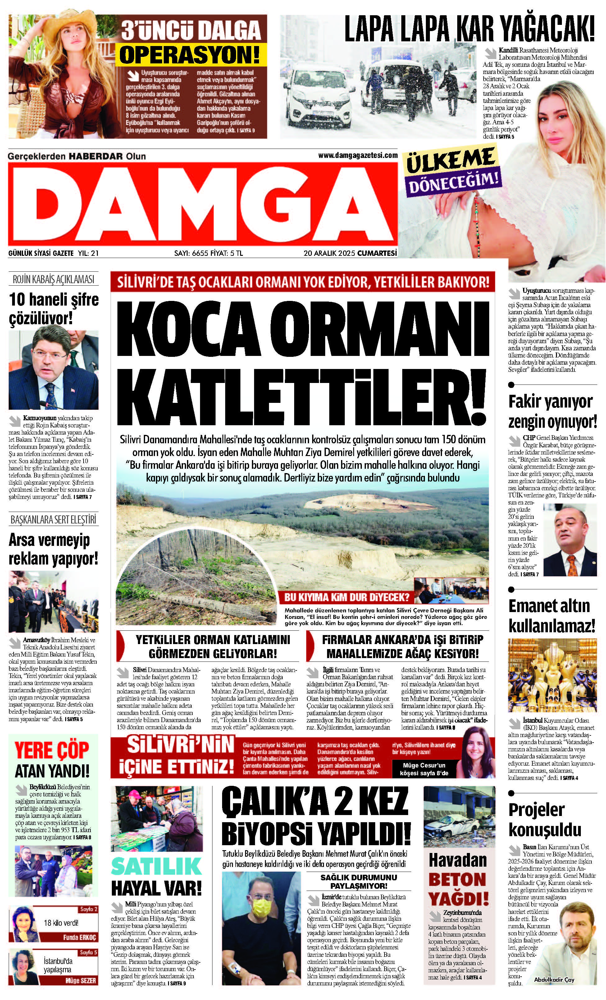 https://www.damgagazetesi.com/DAMGA 20 Aralık Cumartesi Sayfaları