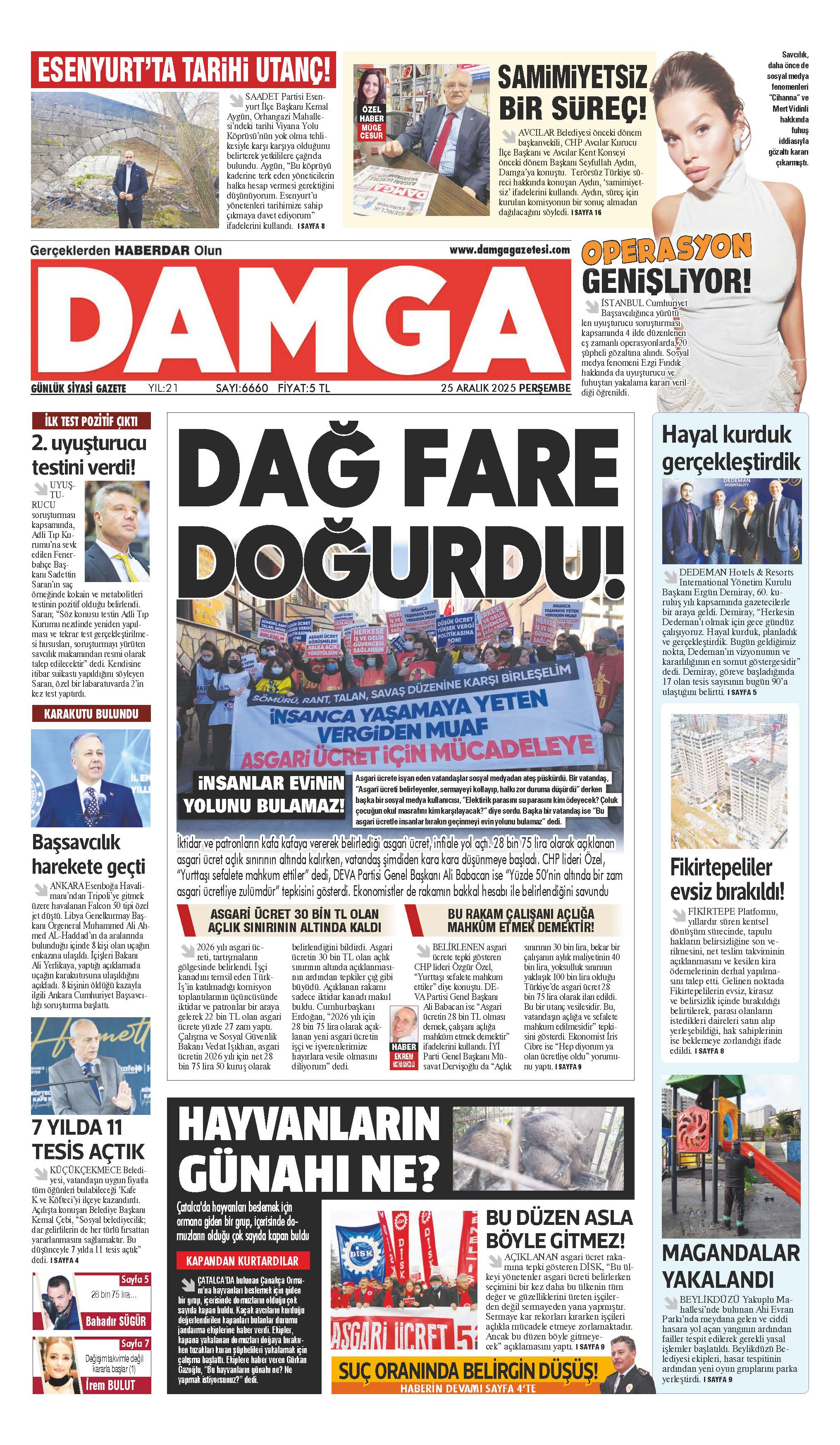 https://www.damgagazetesi.com/DAMGA 25 Aralık Perşembe Sayfaları