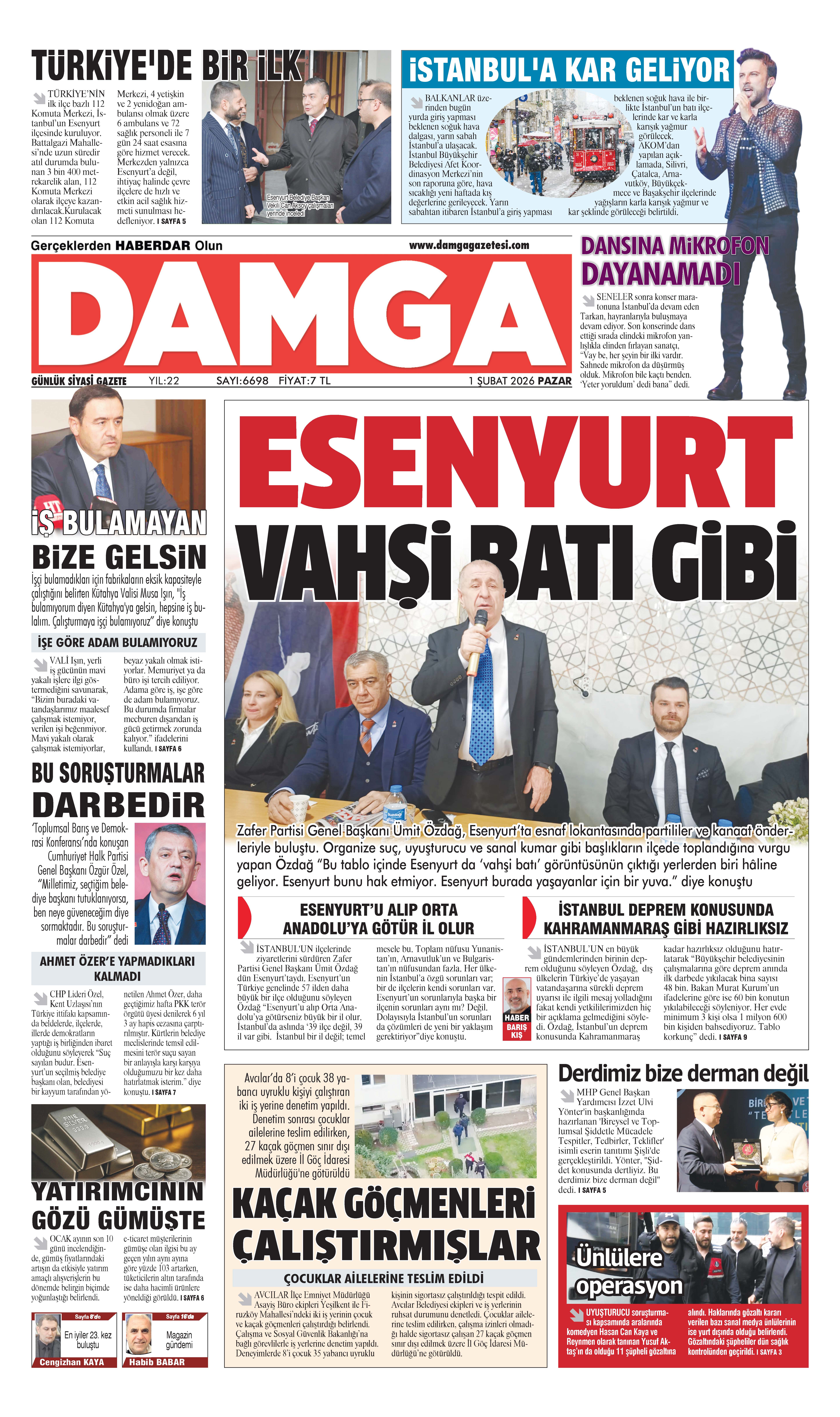 https://www.damgagazetesi.com/DAMGA 1 Şubat Pazar Sayfaları