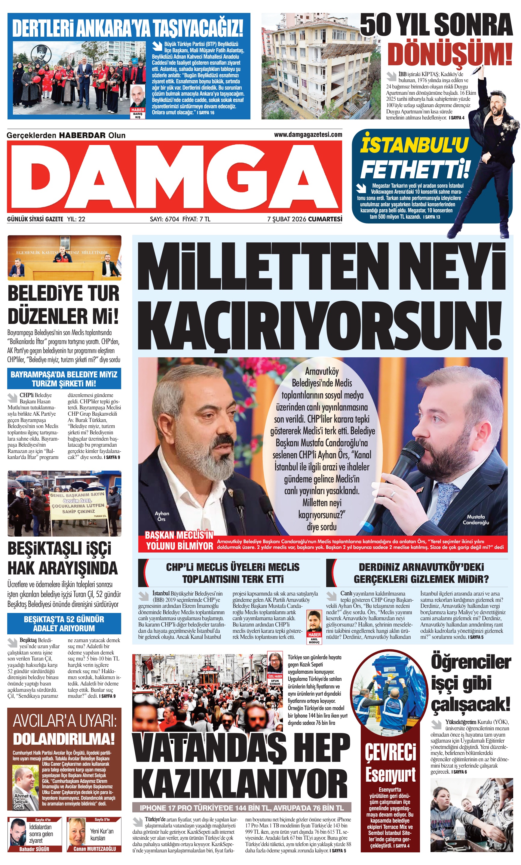 https://www.damgagazetesi.com/DAMGA 7 Şubat Cumartesi Sayfaları