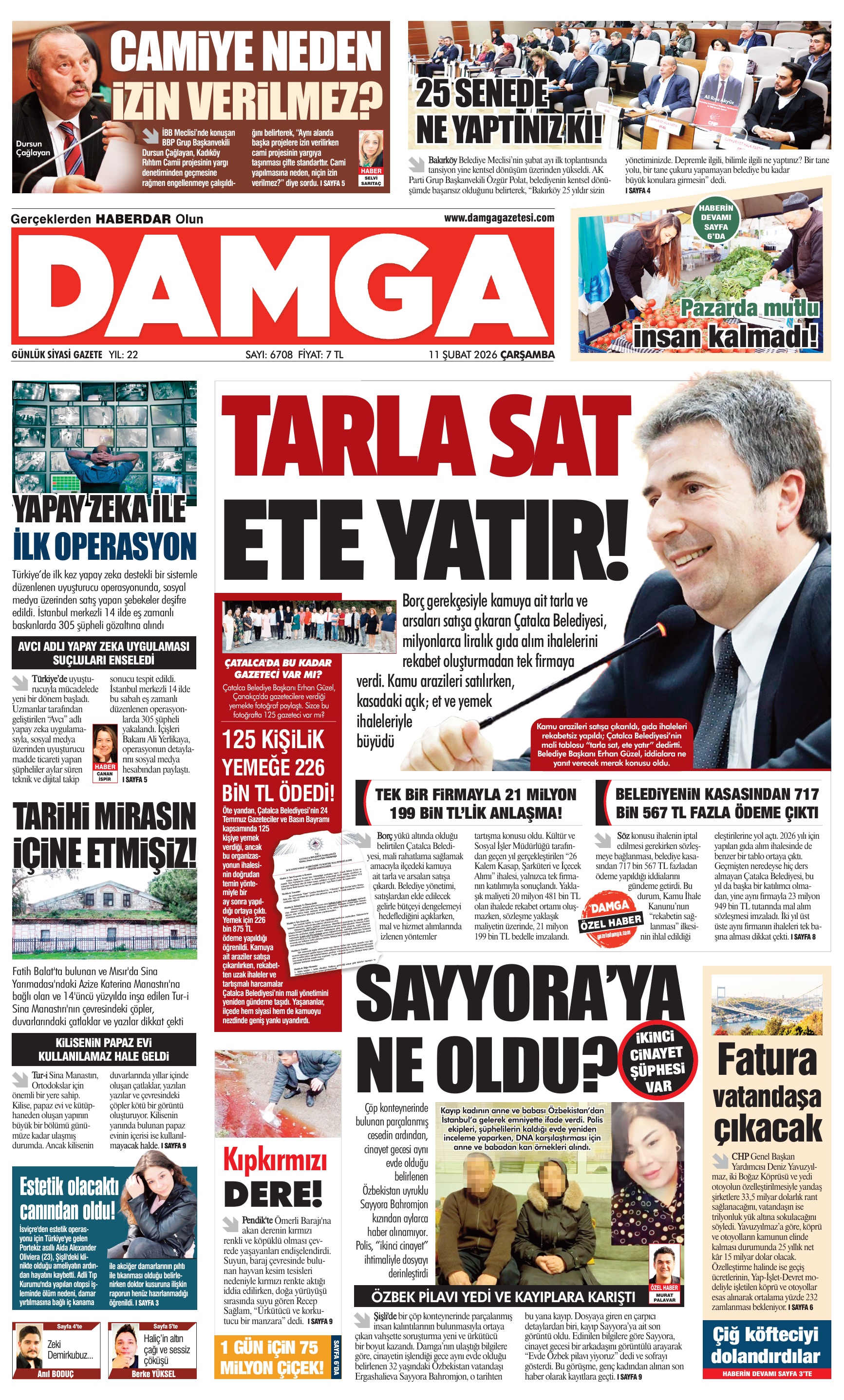 https://www.damgagazetesi.com/DAMGA 11 Şubat Çarşamba Sayfaları