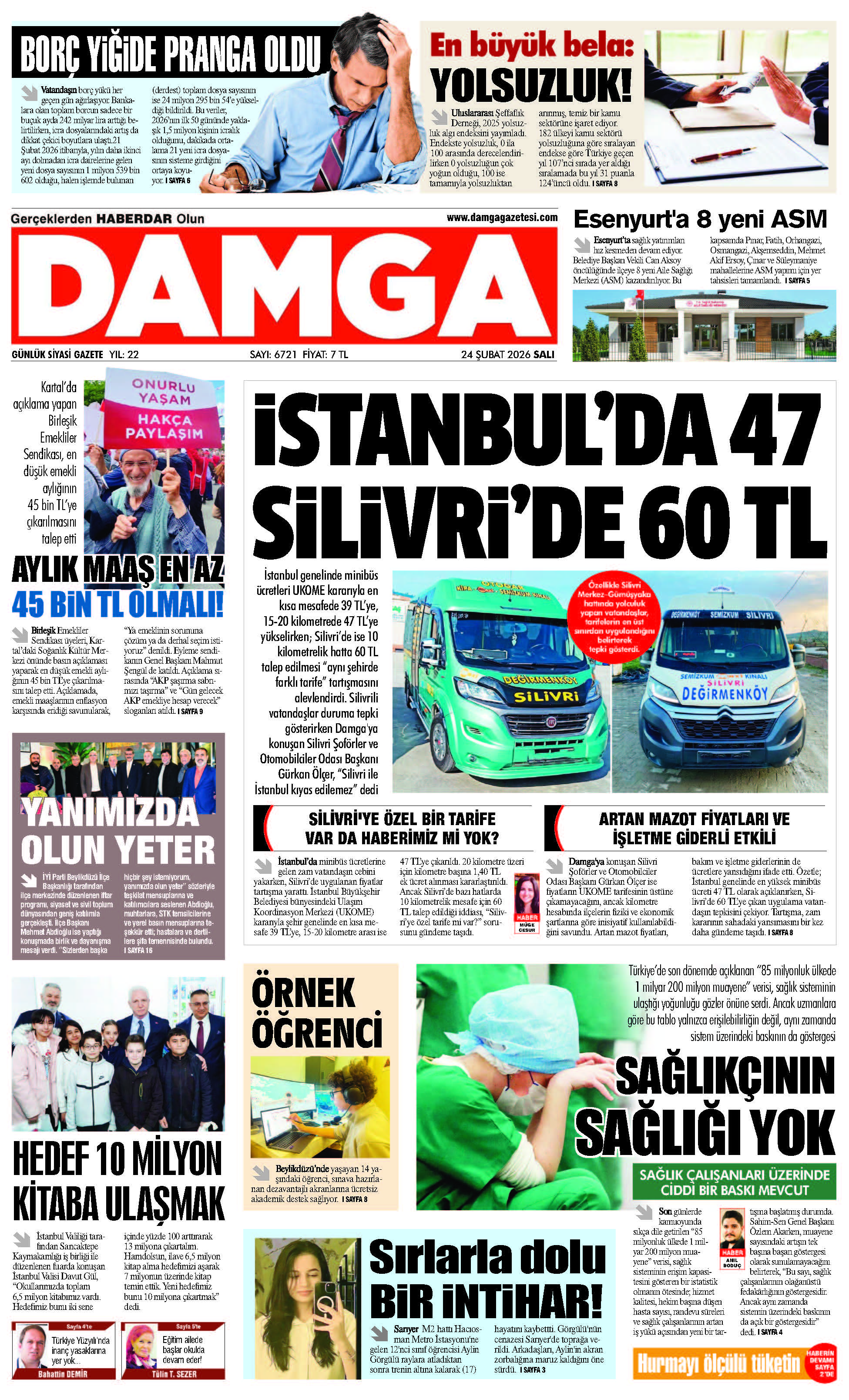 https://www.damgagazetesi.com/DAMGA 24 Şubat Salı Sayfaları