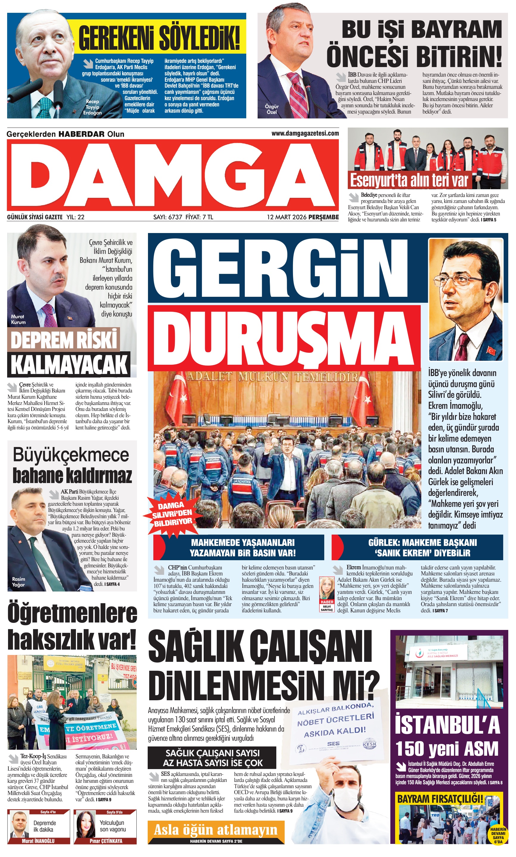 https://www.damgagazetesi.com/DAMGA 12 Mart Perşembe Sayfaları
