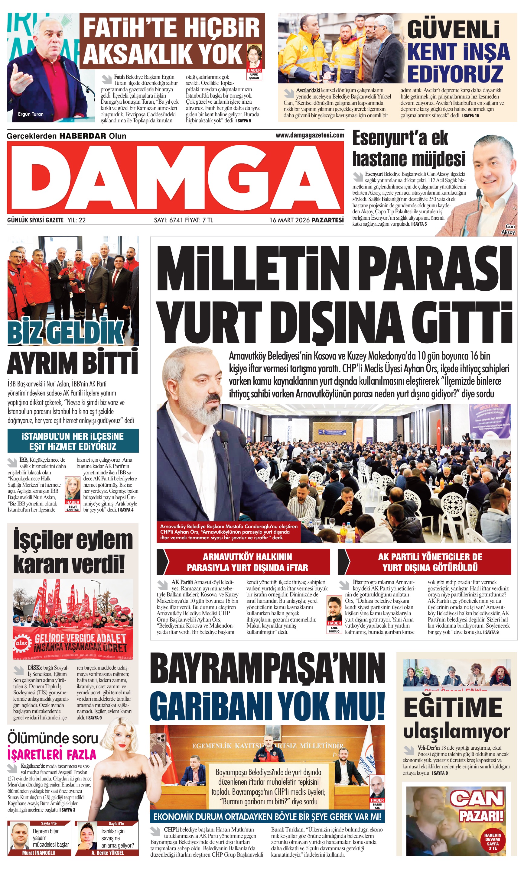 https://www.damgagazetesi.com/DAMGA 16 Mart Pazartesi Sayfaları
