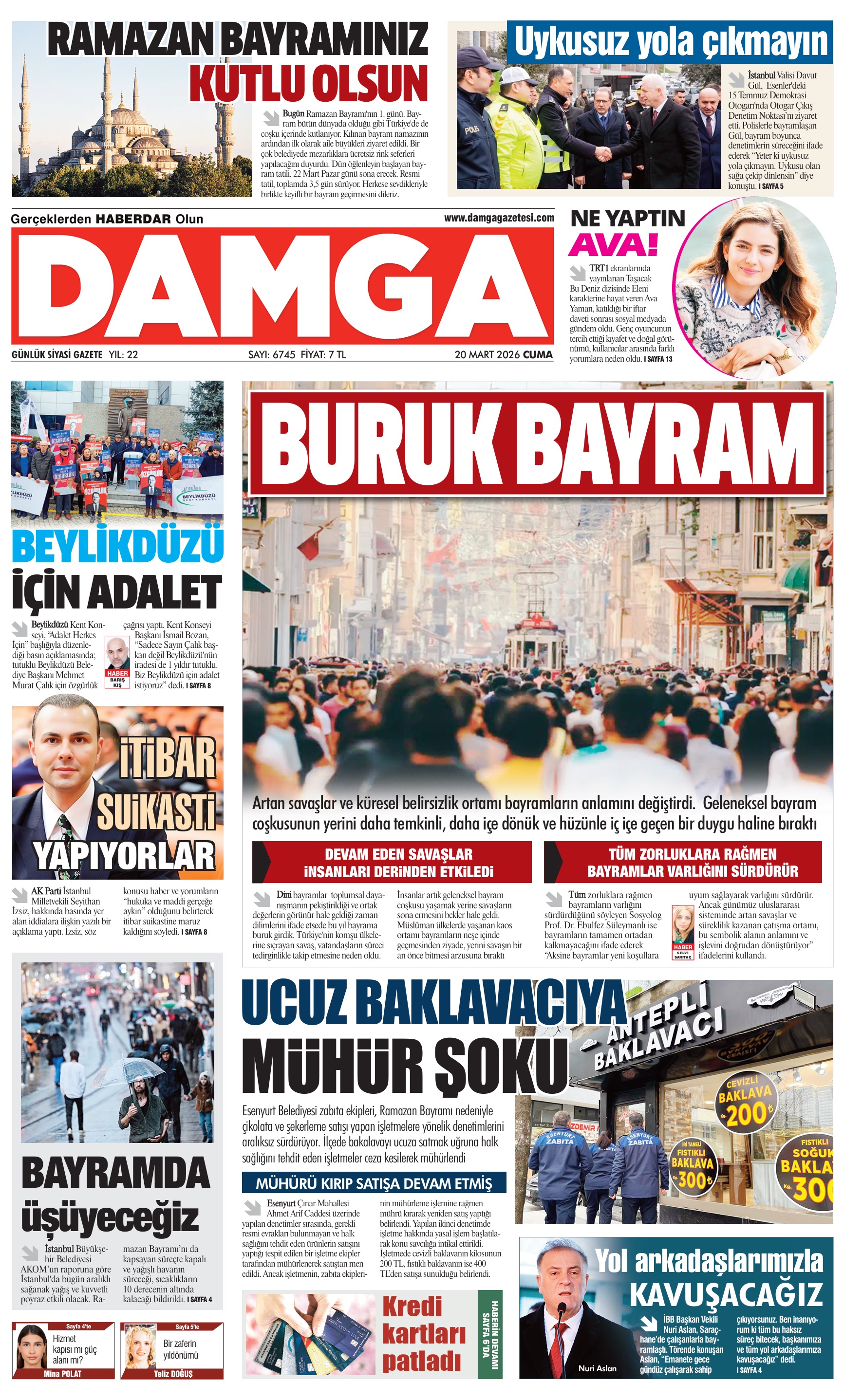 https://www.damgagazetesi.com/DAMGA 20 Mart Cuma Sayfaları