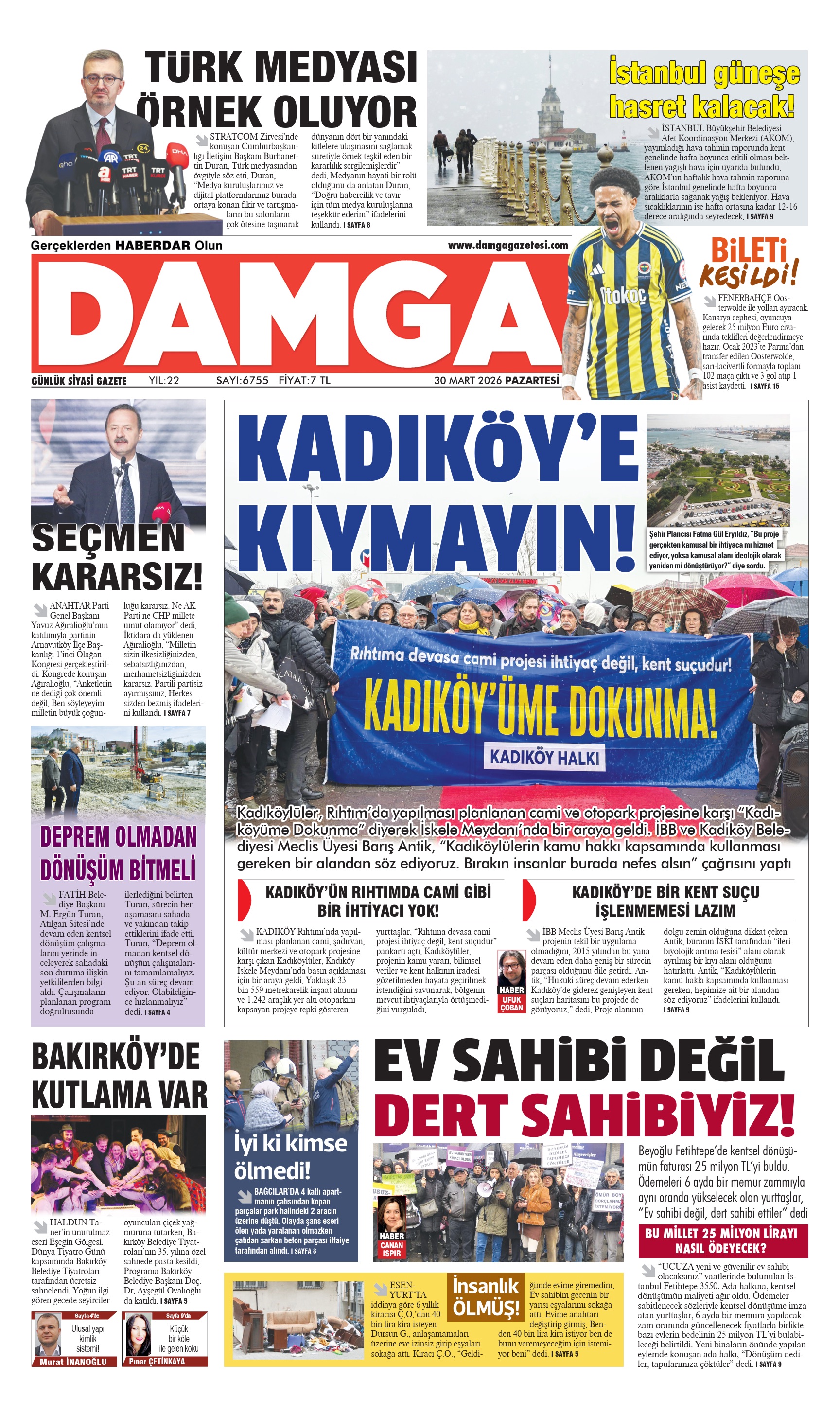 https://www.damgagazetesi.com/DAMGA 30 Mart Pazartesi Sayfaları