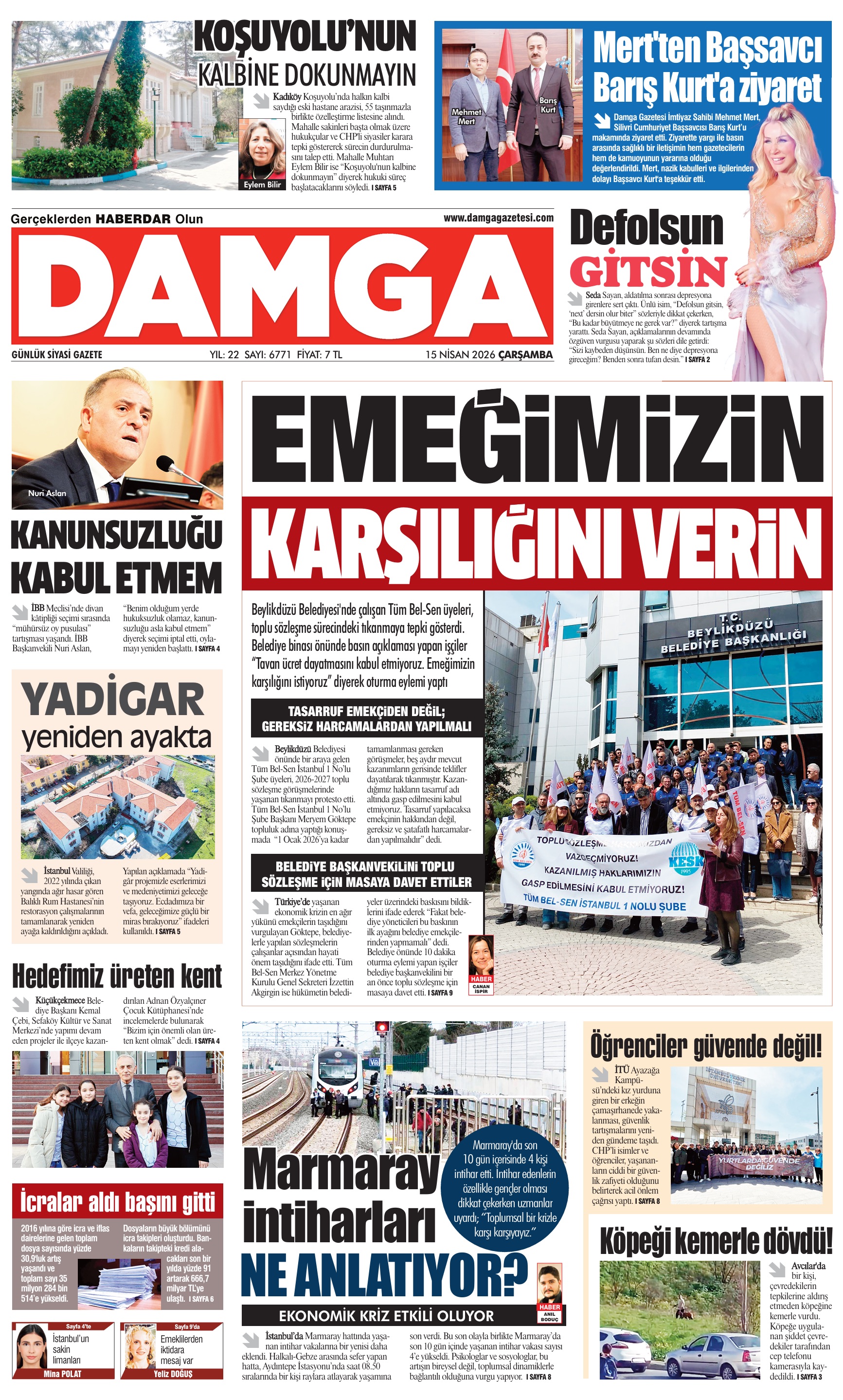 https://www.damgagazetesi.com/DAMGA 15 Nisan Çarşamba Sayfaları