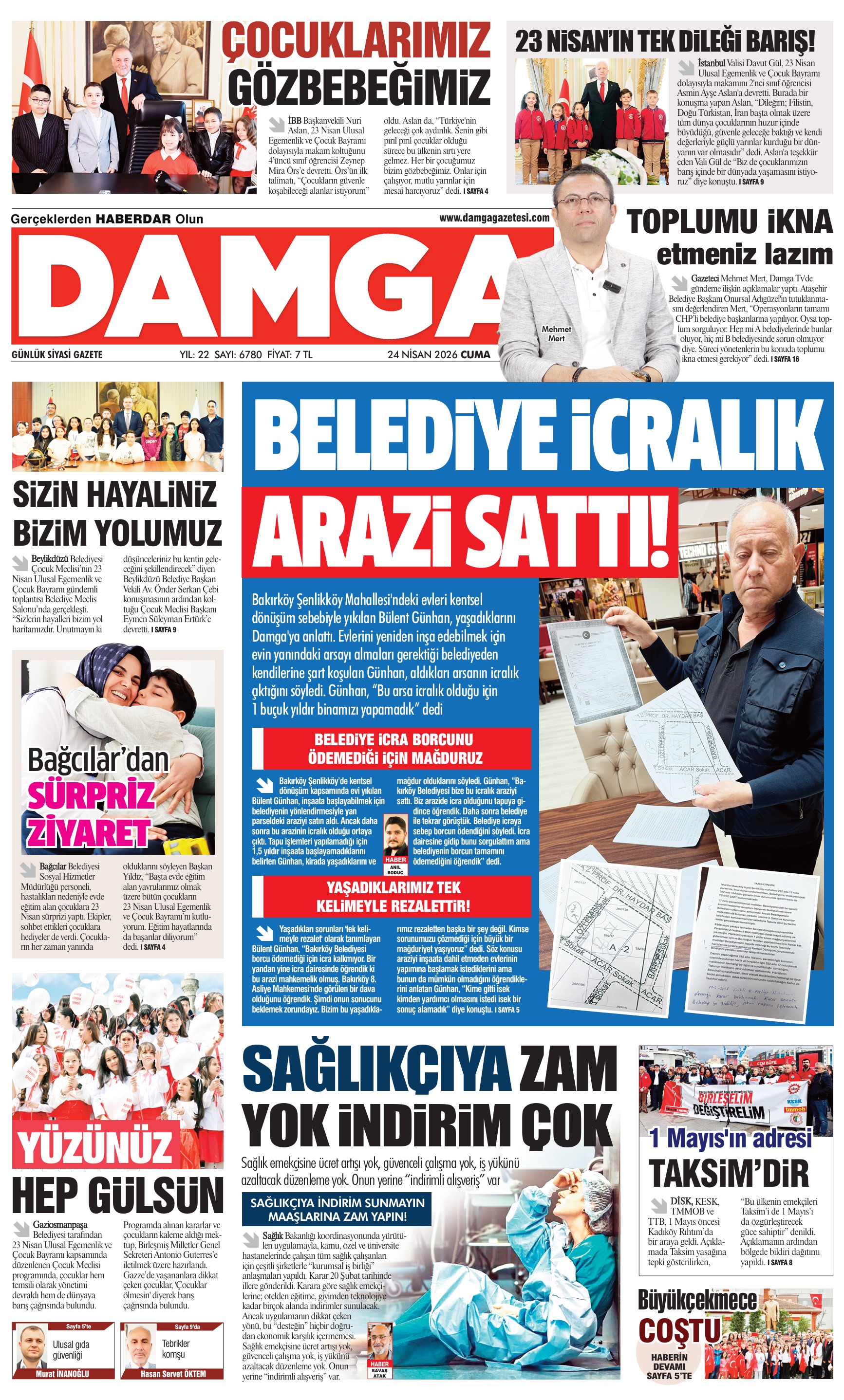 https://www.damgagazetesi.com/DAMGA 24 Nisan Cuma Sayfaları