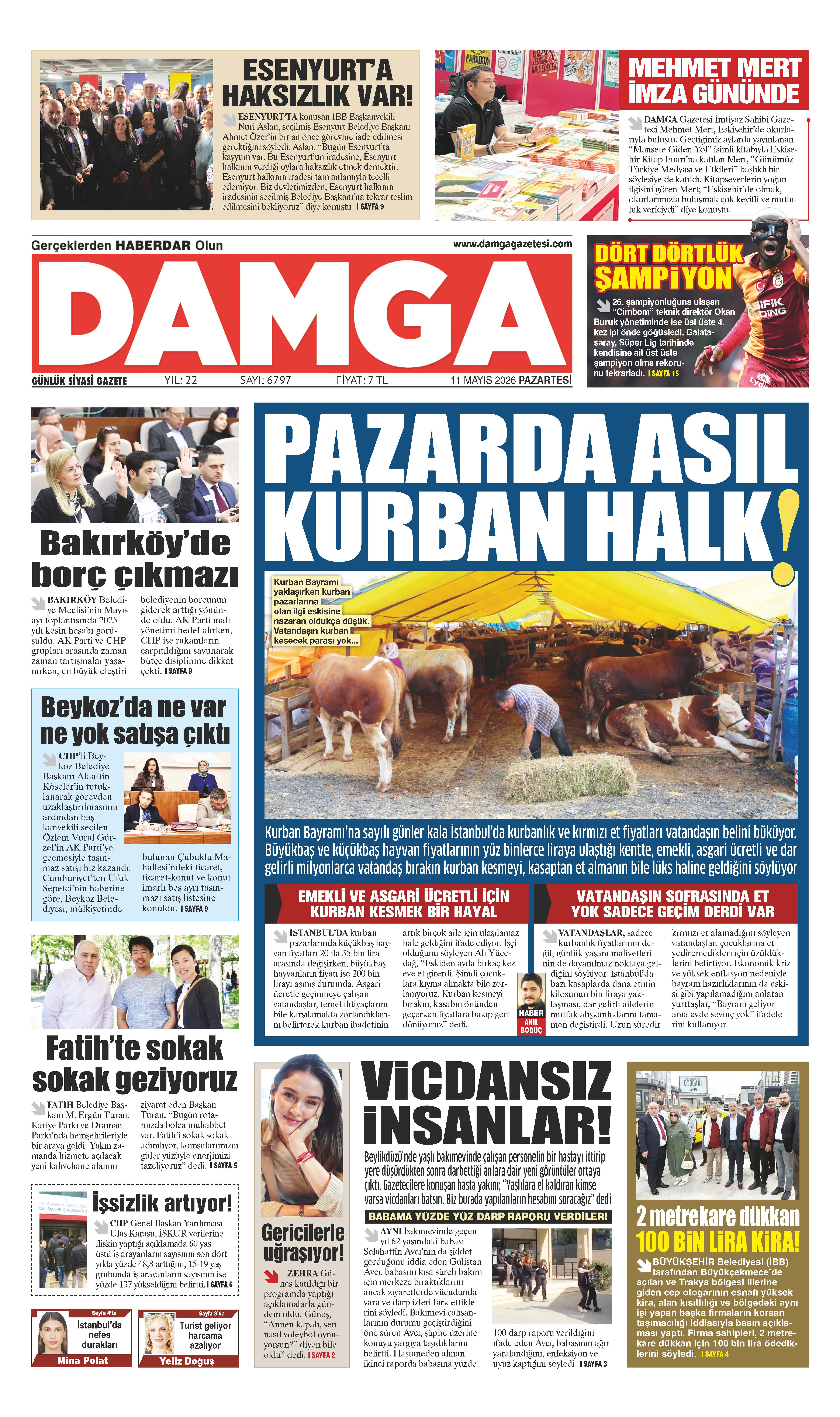 https://www.damgagazetesi.com/DAMGA 11 Mayıs Pazartesi Sayfaları