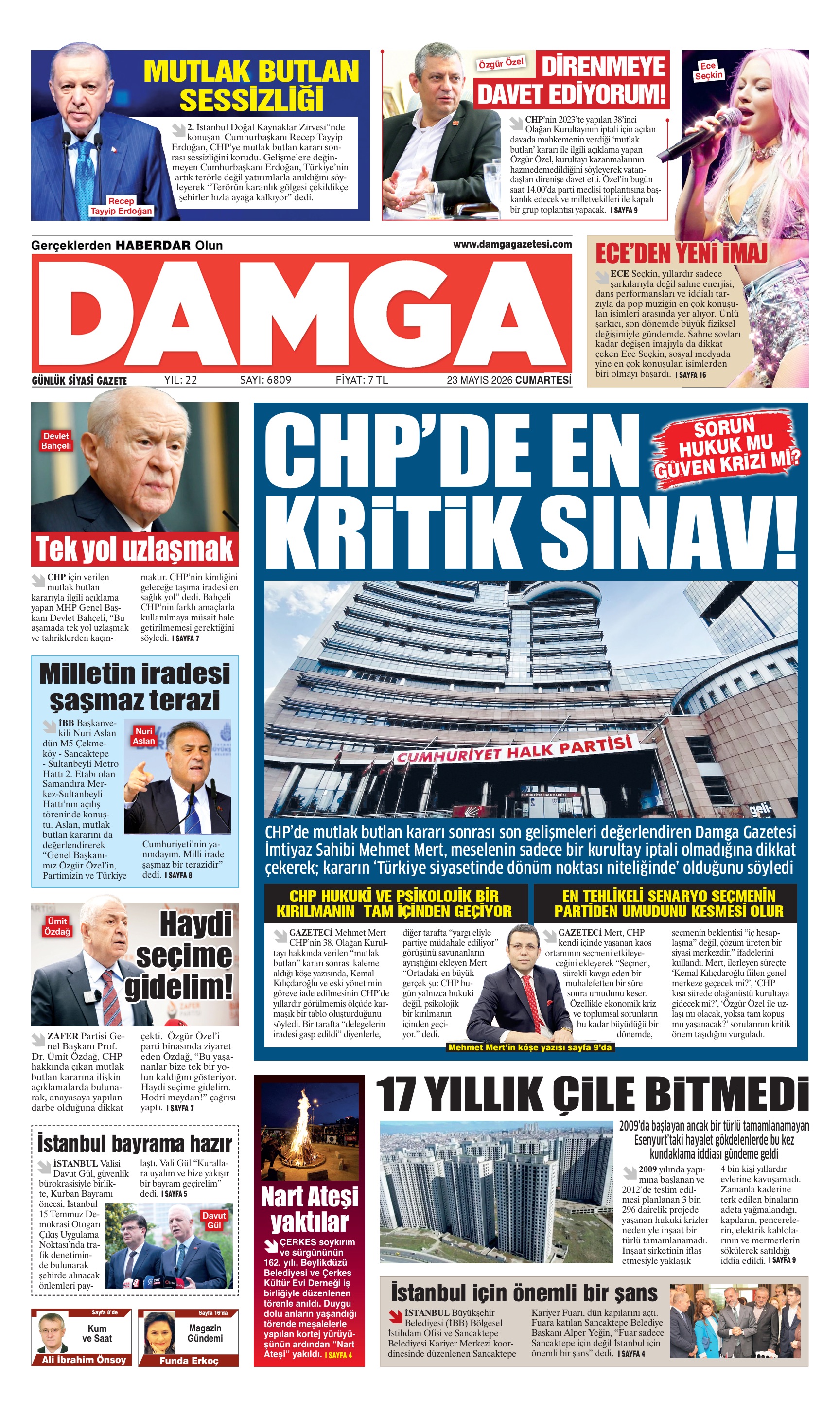 https://www.damgagazetesi.com/DAMGA 23 Mayıs Cumartesi Sayfaları