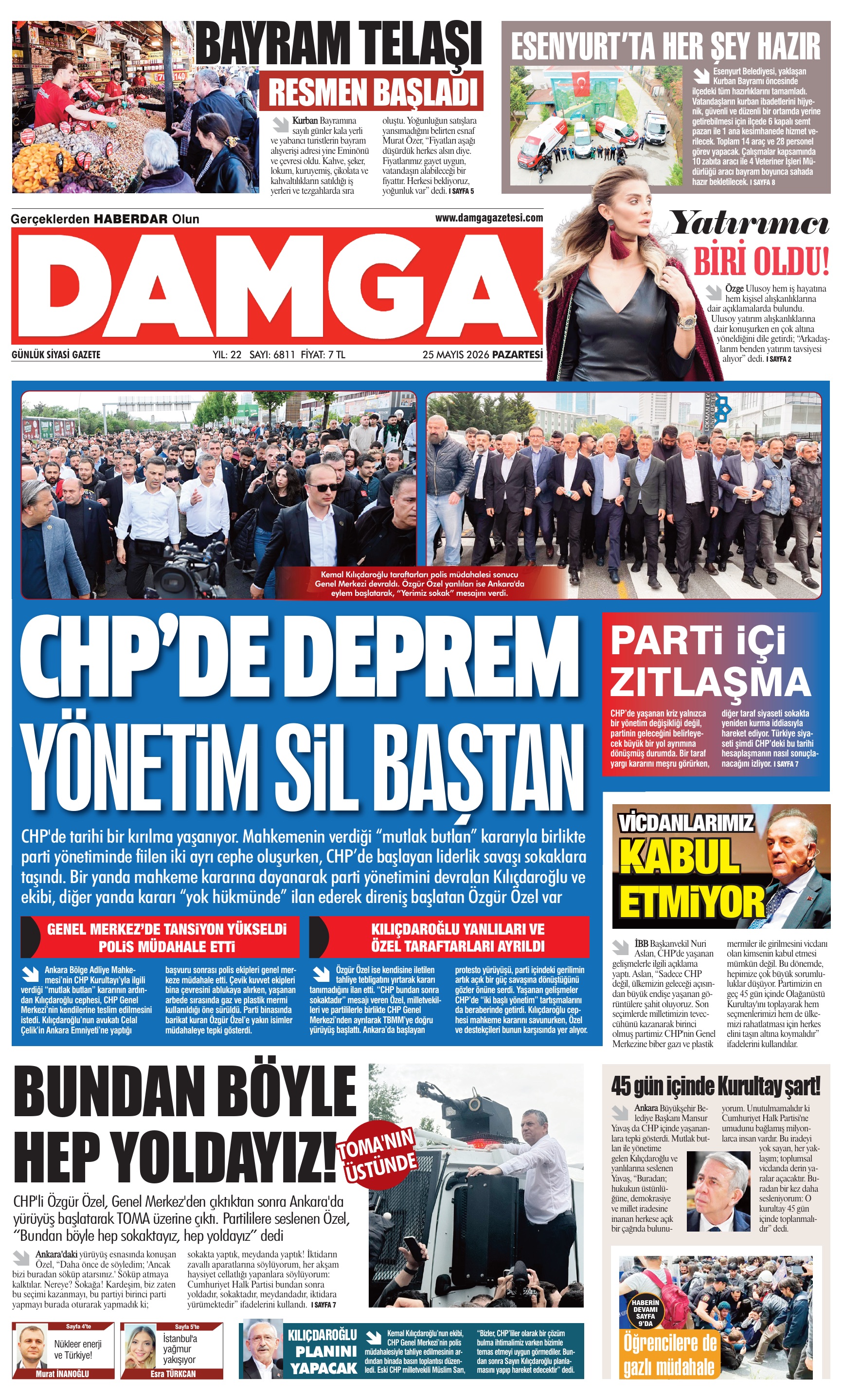 https://www.damgagazetesi.com/DAMGA 25 Mayıs Pazartesi Sayfaları