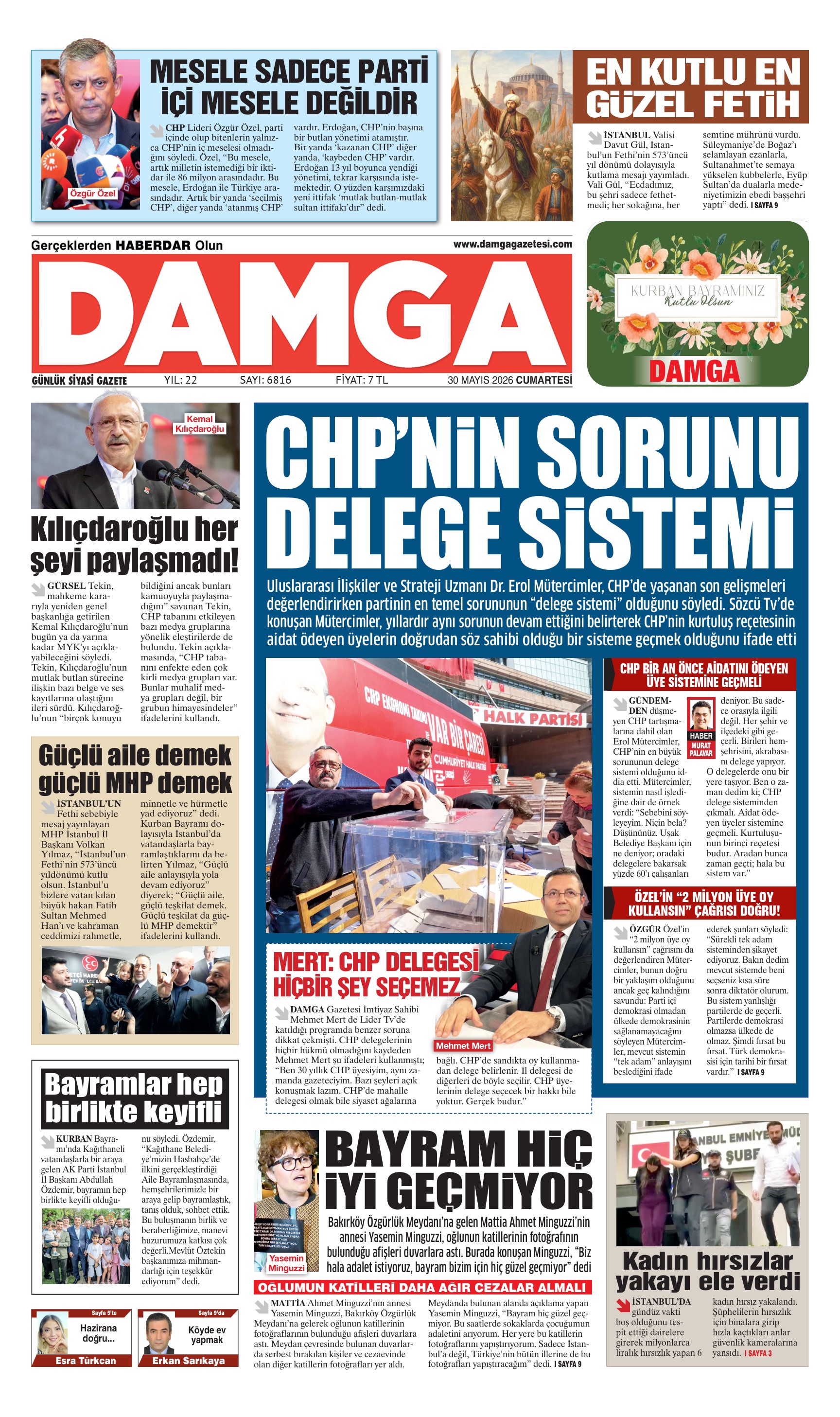 https://www.damgagazetesi.com/DAMGA 30 Mayıs Cumartesi Sayfaları