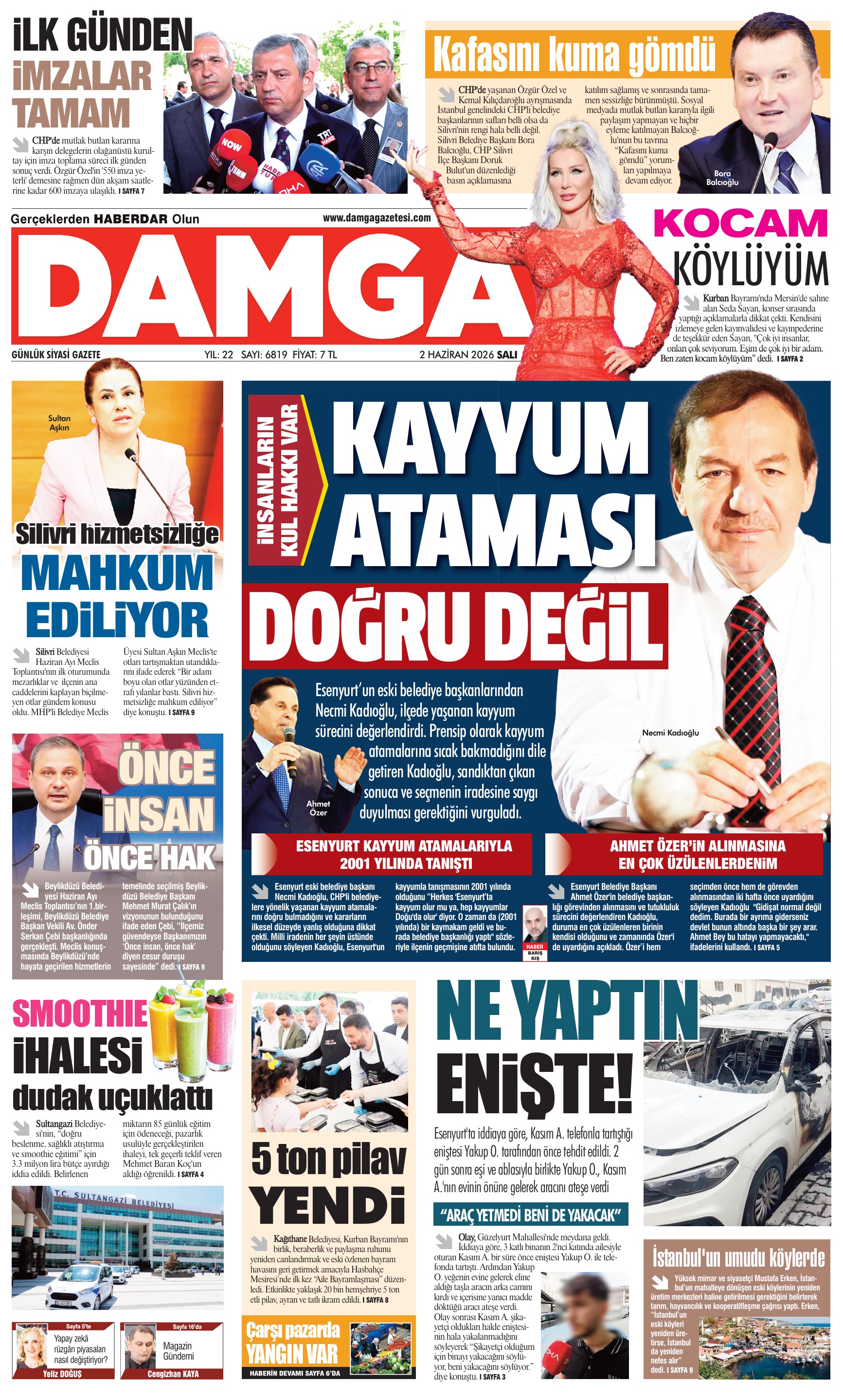 https://www.damgagazetesi.com/DAMGA 2 Haziran Salı Sayfaları
