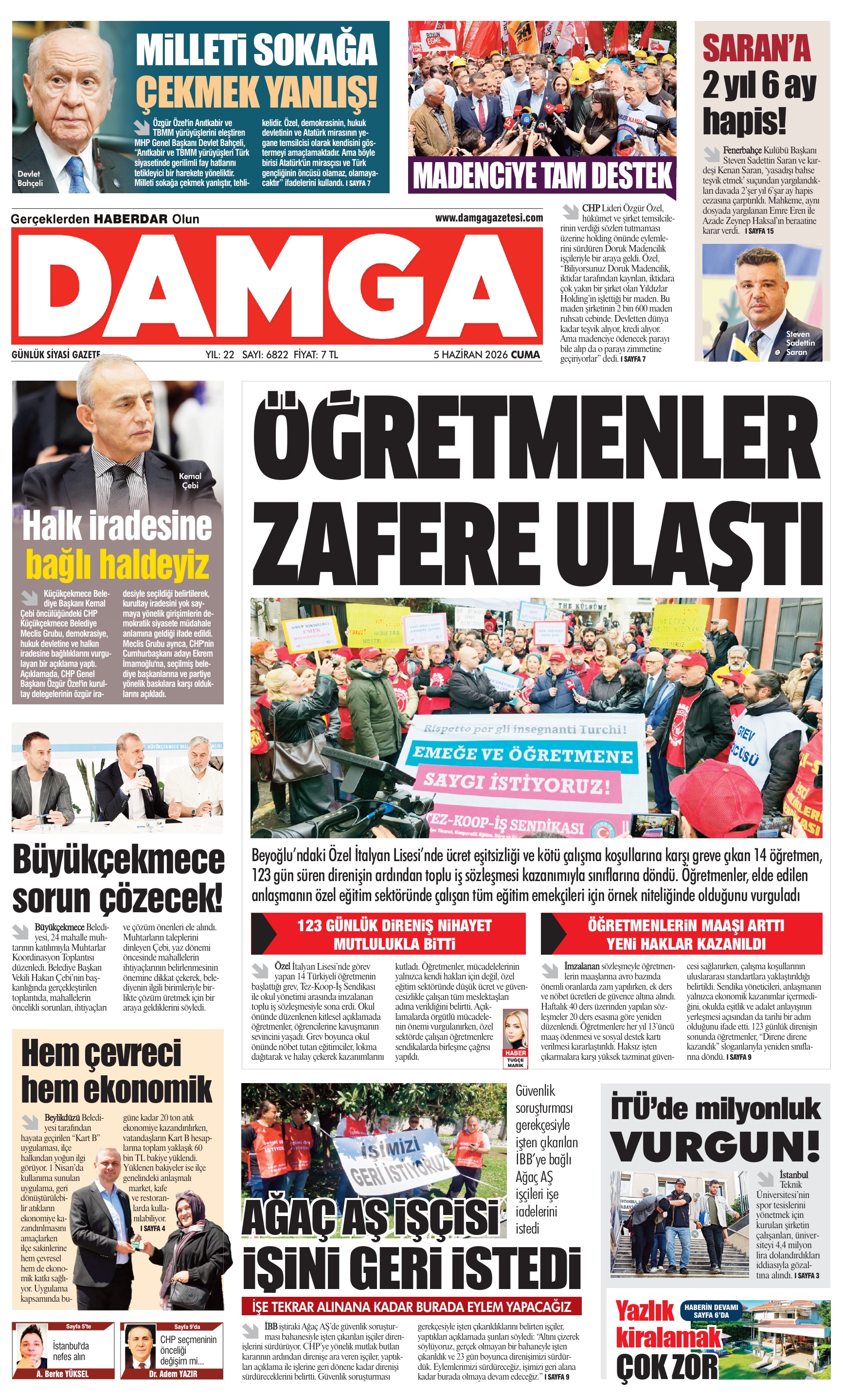 https://www.damgagazetesi.com/DAMGA 5 Haziran Cuma Sayfaları