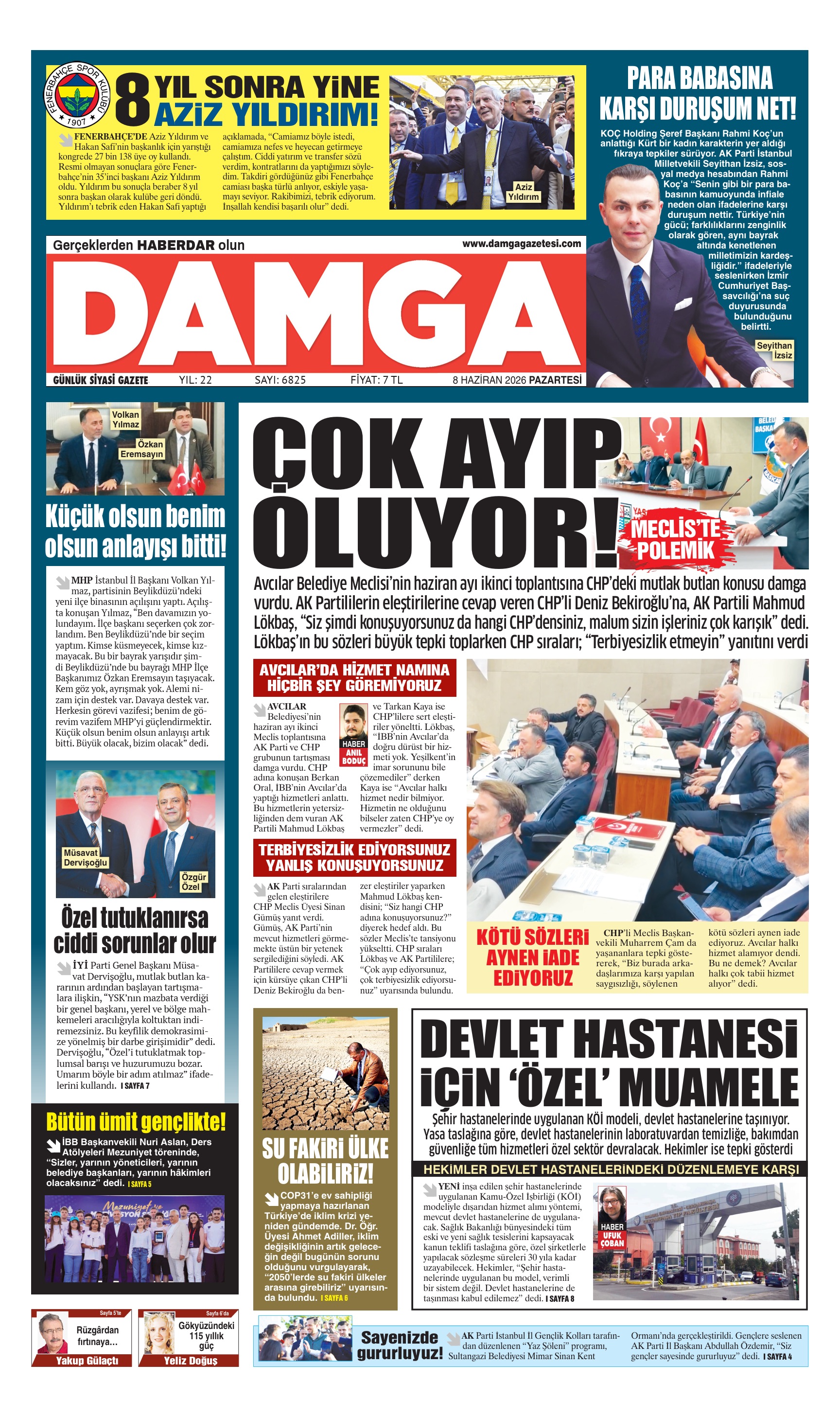https://www.damgagazetesi.com/DAMGA 8 Haziran Pazartesi Sayfaları