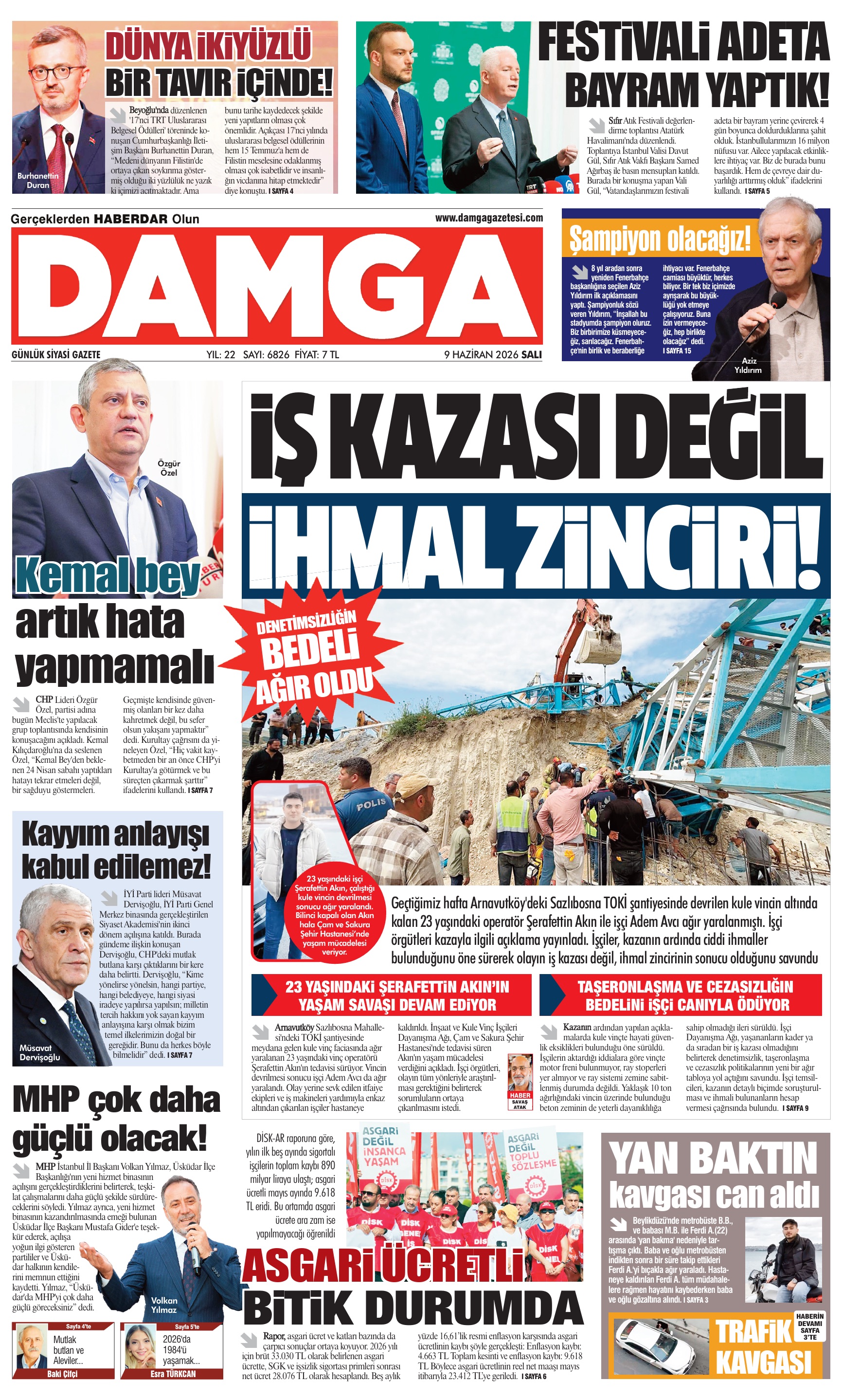 https://www.damgagazetesi.com/DAMGA 9 Haziran Salı Sayfaları