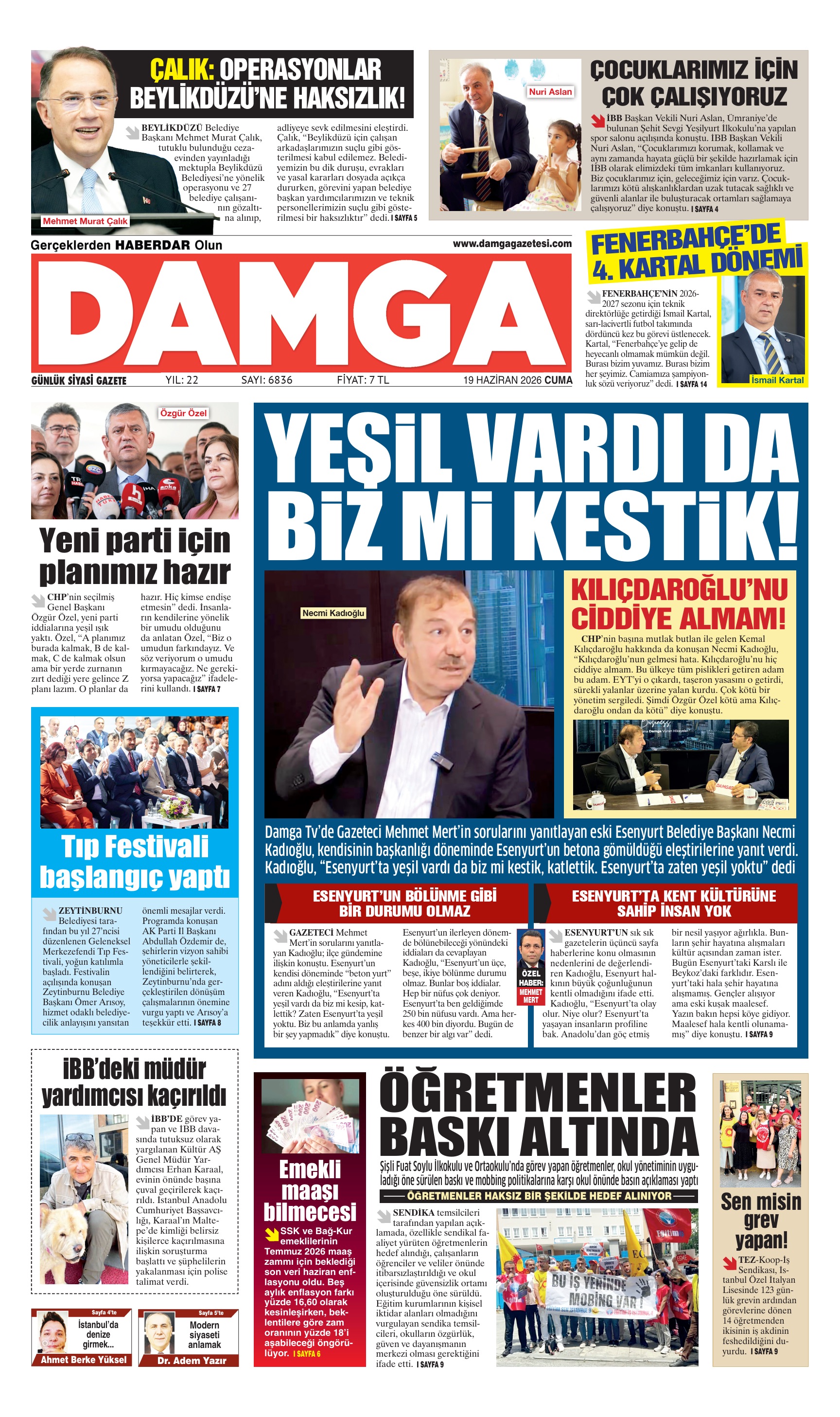 https://www.damgagazetesi.com/DAMGA 19 Haziran Cuma Sayfaları