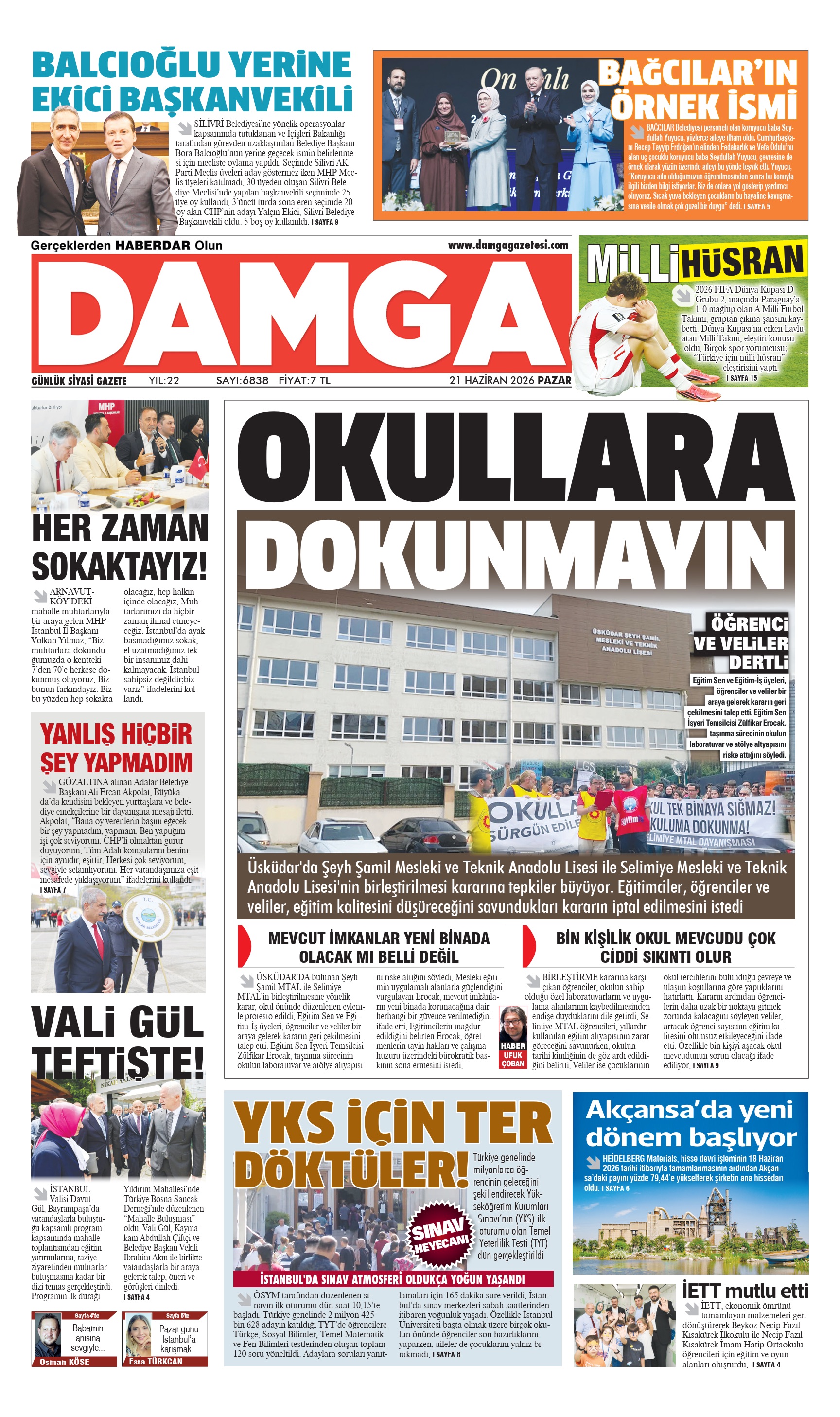 https://www.damgagazetesi.com/DAMGA 21 Haziran Pazar Sayfaları