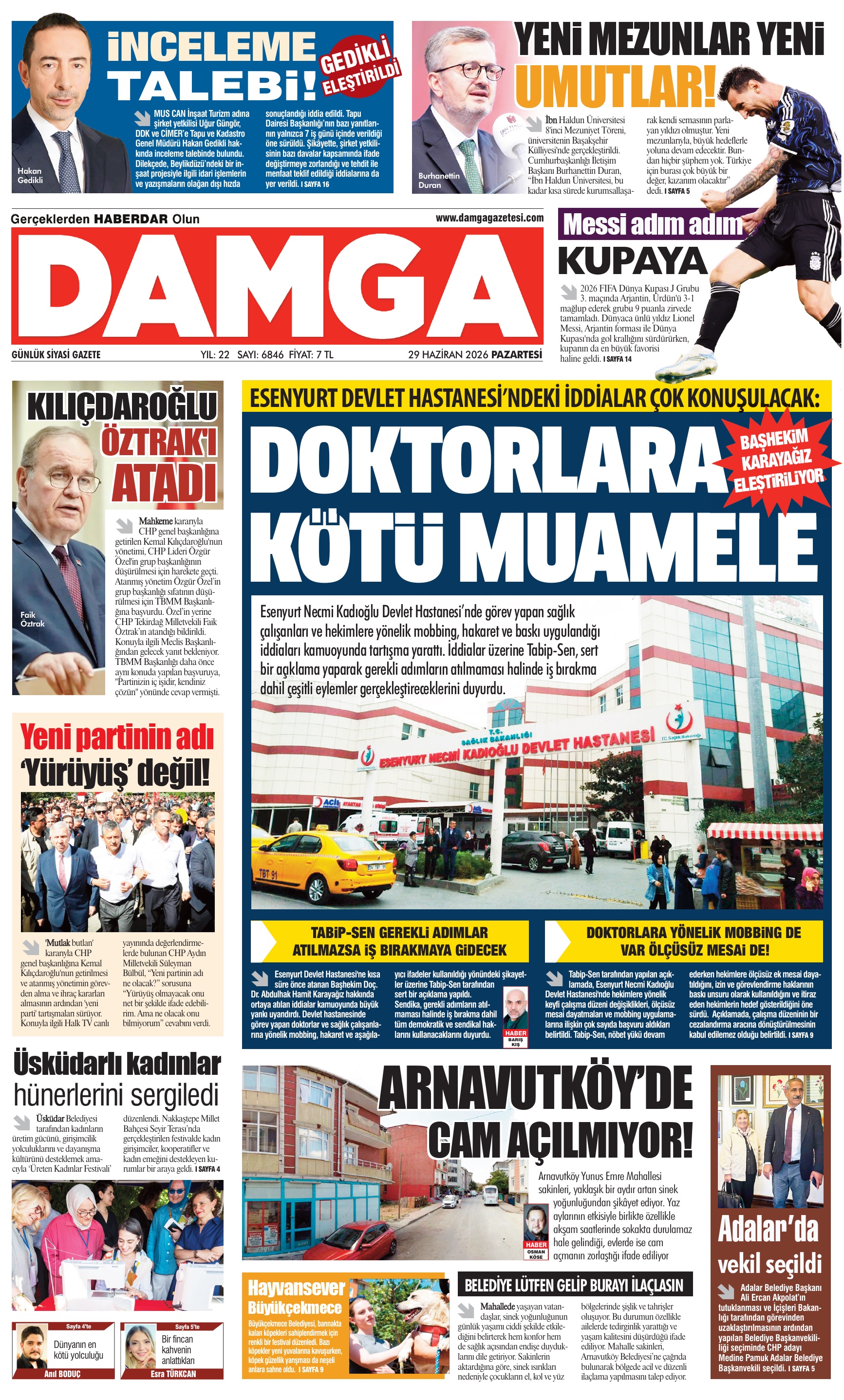 https://www.damgagazetesi.com/DAMGA 29 Haziran Pazartesi Sayfaları