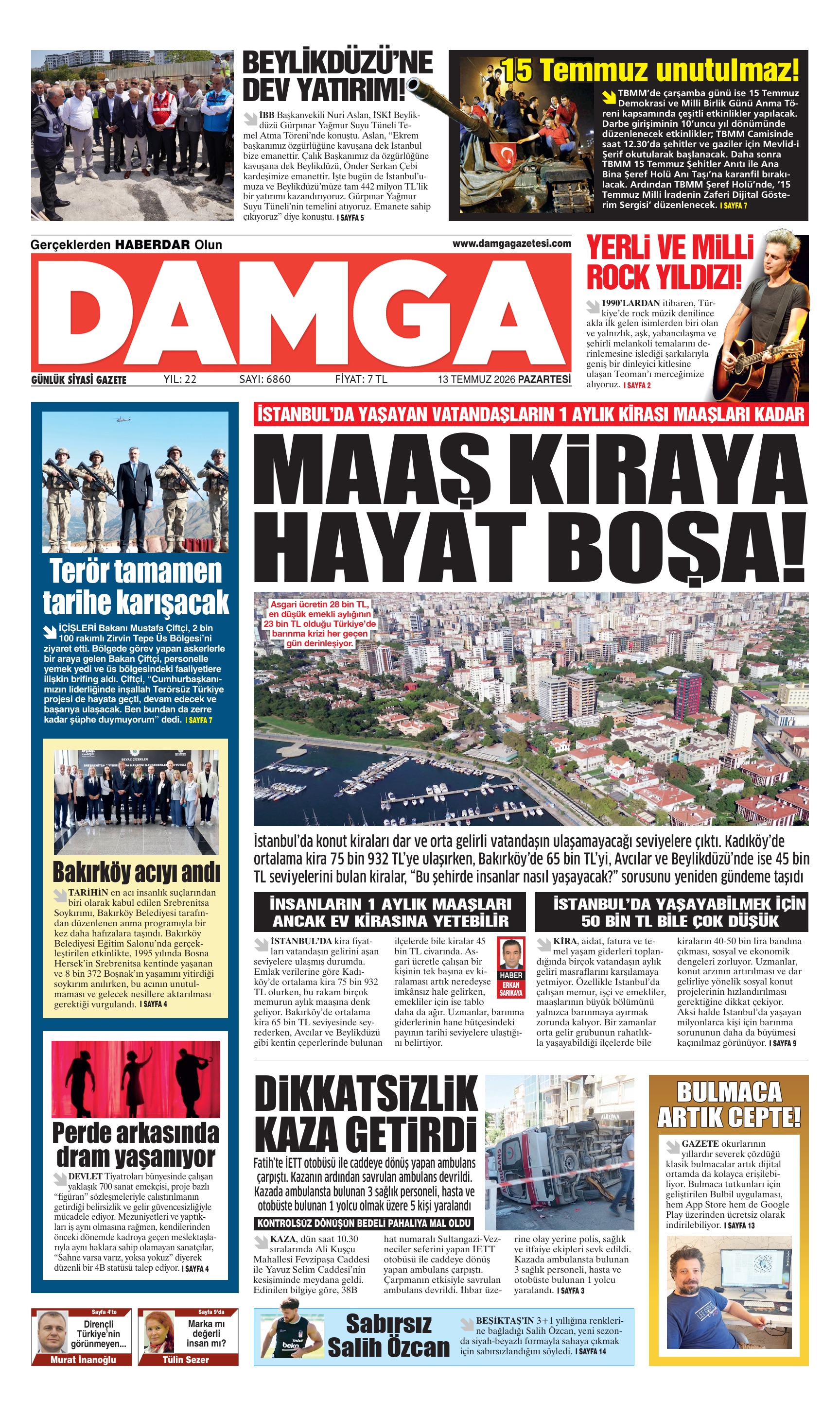 https://www.damgagazetesi.com/DAMGA 13 Temmuz Pazartesi Sayfaları