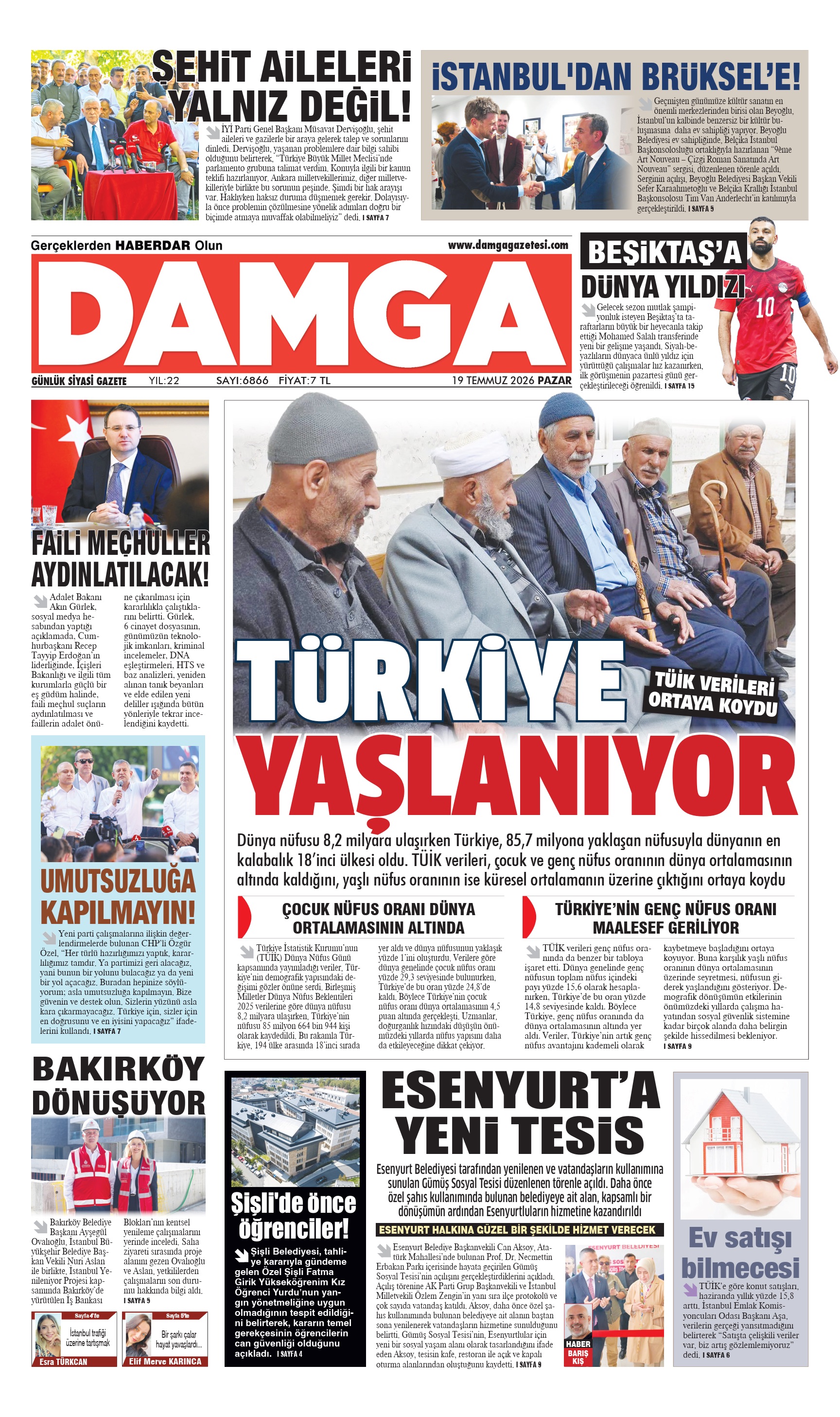https://www.damgagazetesi.com/DAMGA 19 Temmuz Pazar Sayfaları