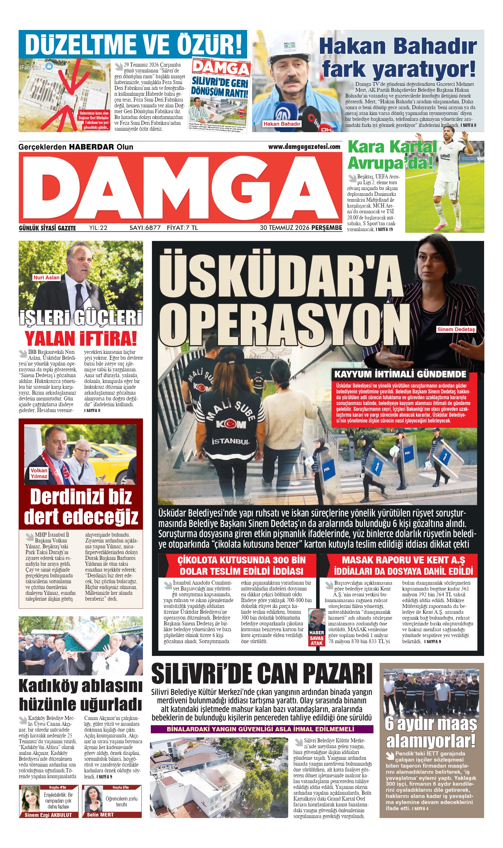 https://www.damgagazetesi.com/DAMGA 30 Temmuz Perşembe Sayfaları