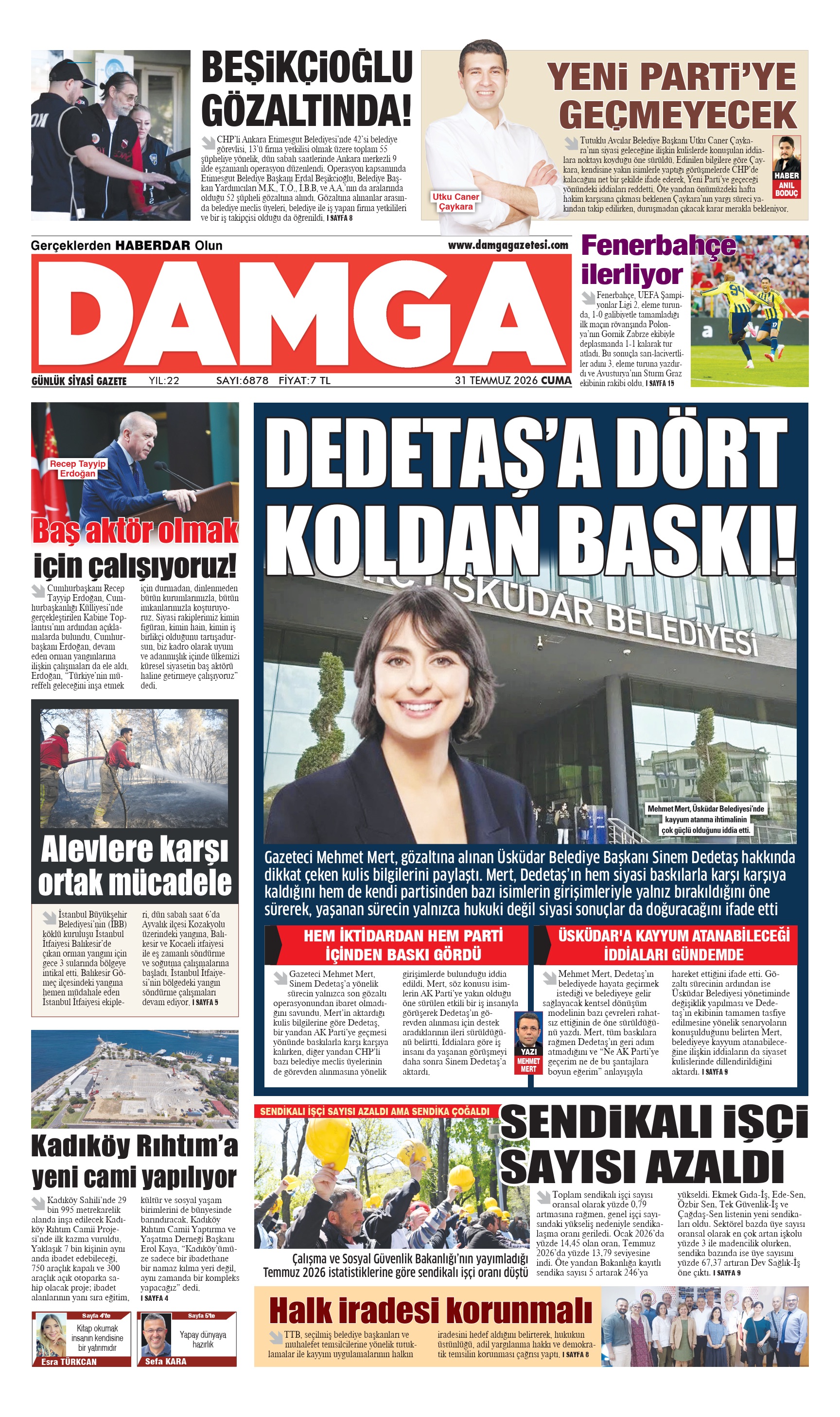 https://www.damgagazetesi.com/DAMGA 31 Temmuz Cuma Sayfaları