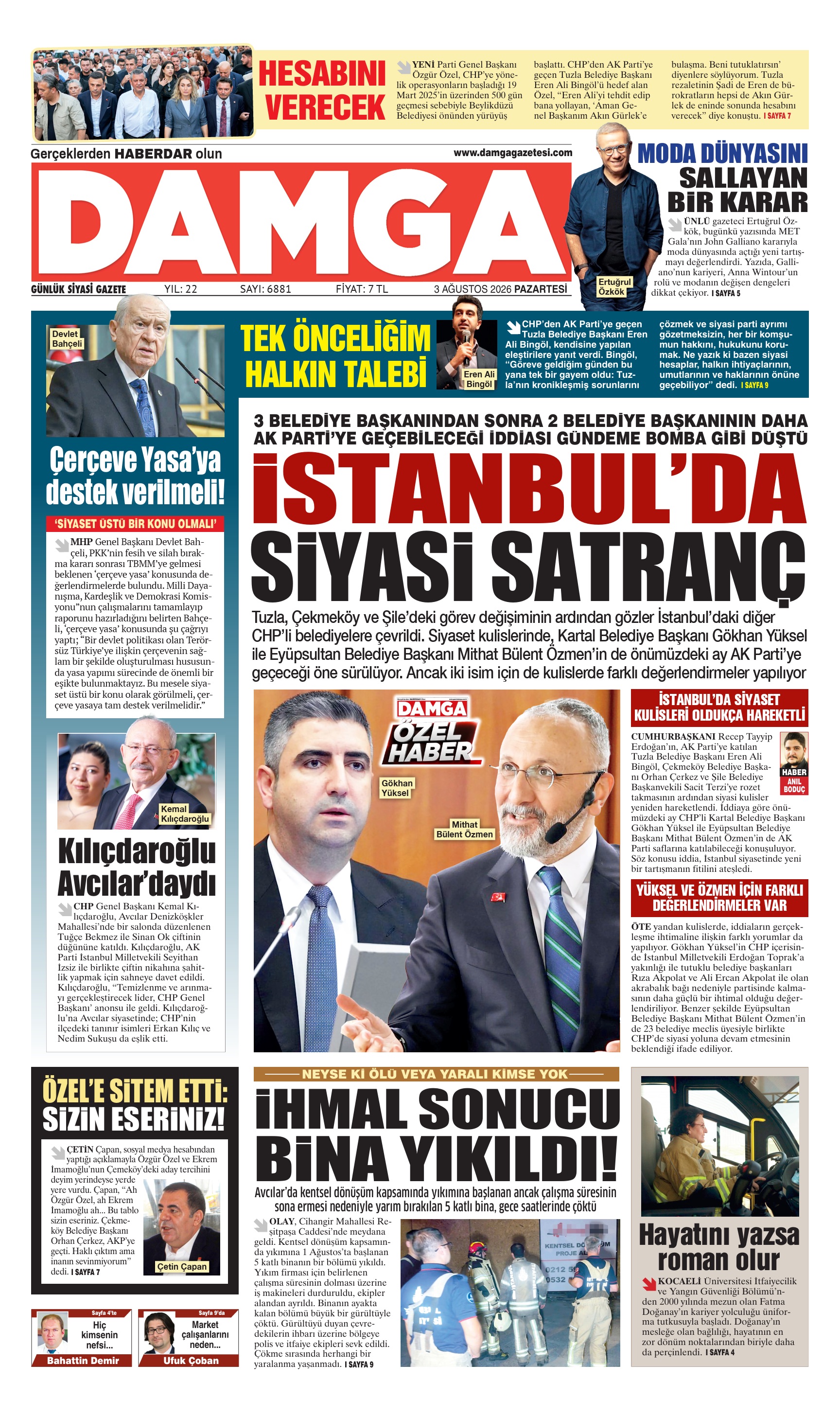 https://www.damgagazetesi.com/DAMGA 3 Ağustos Pazartesi Sayfaları