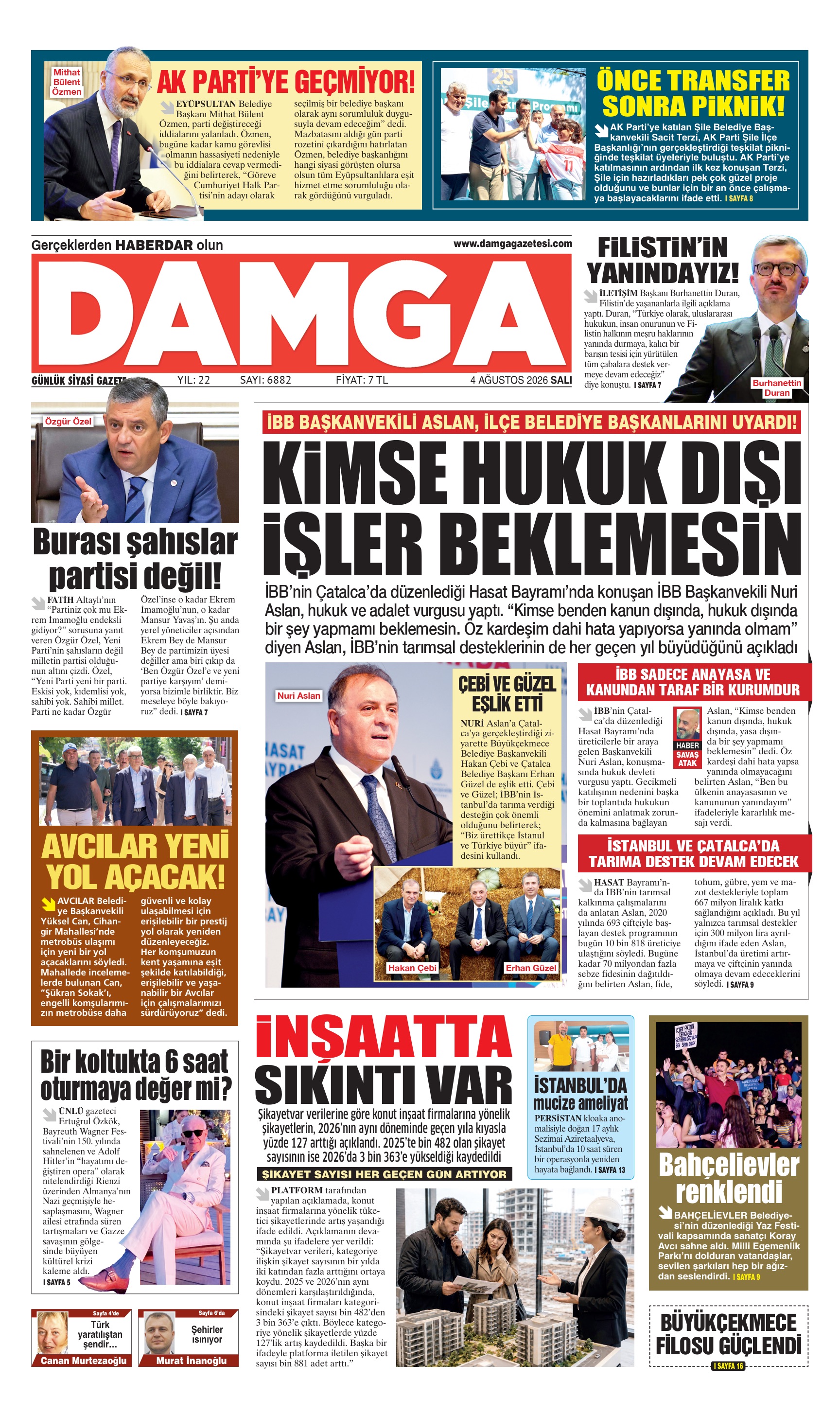 https://www.damgagazetesi.com/DAMGA 4 Ağustos Salı Sayfaları