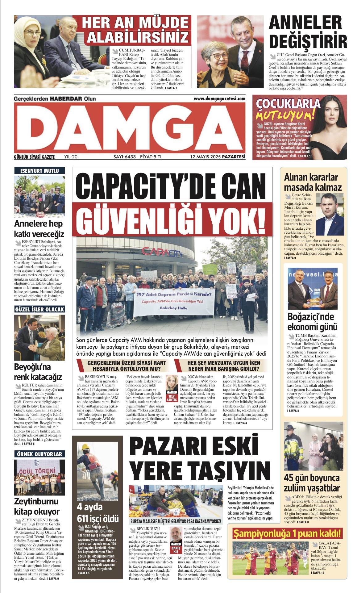 https://www.damgagazetesi.com/DAMGA 12 Mayıs Pazartesi Sayfaları