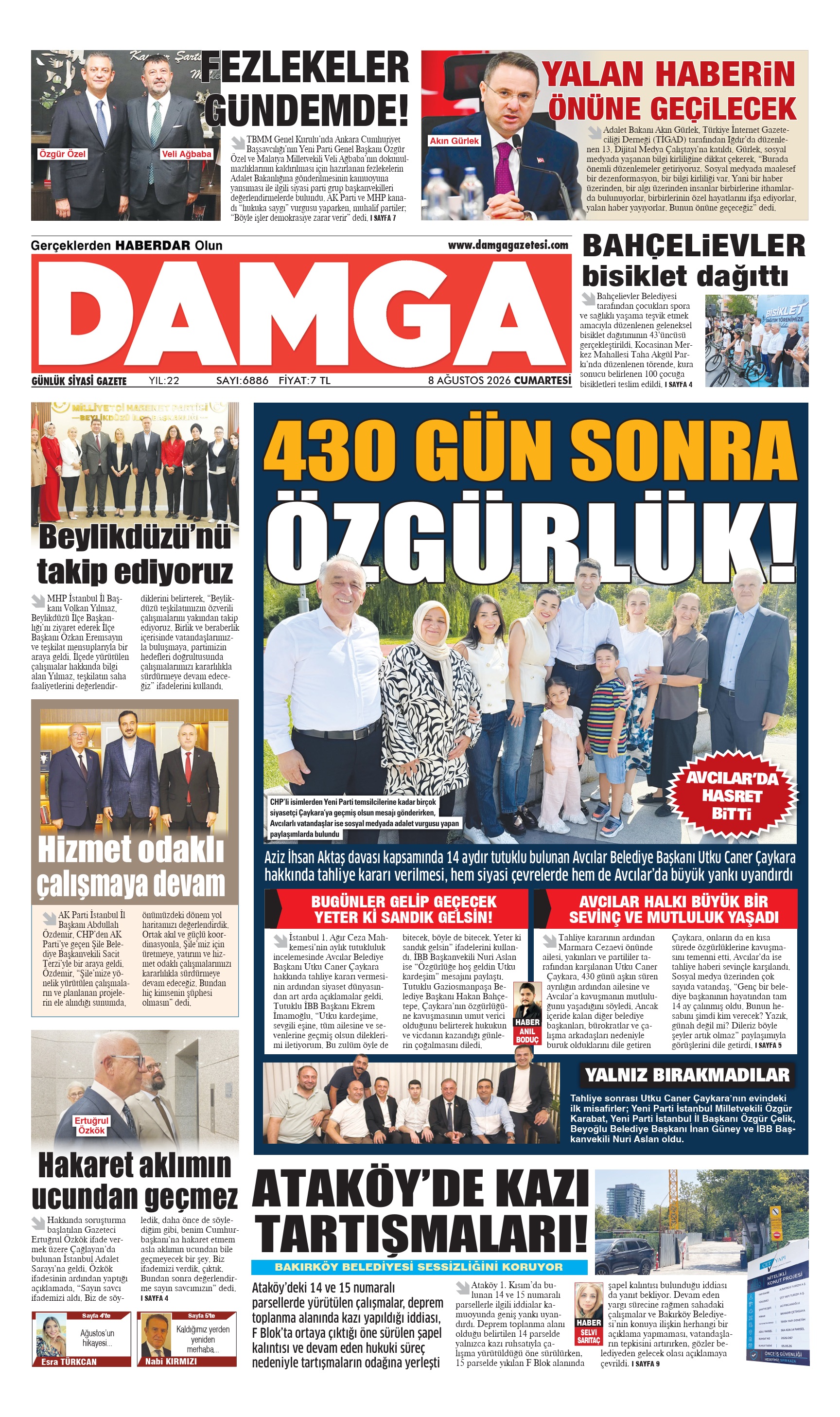 https://www.damgagazetesi.com/DAMGA 8 Ağustos Cumartesi Sayfaları